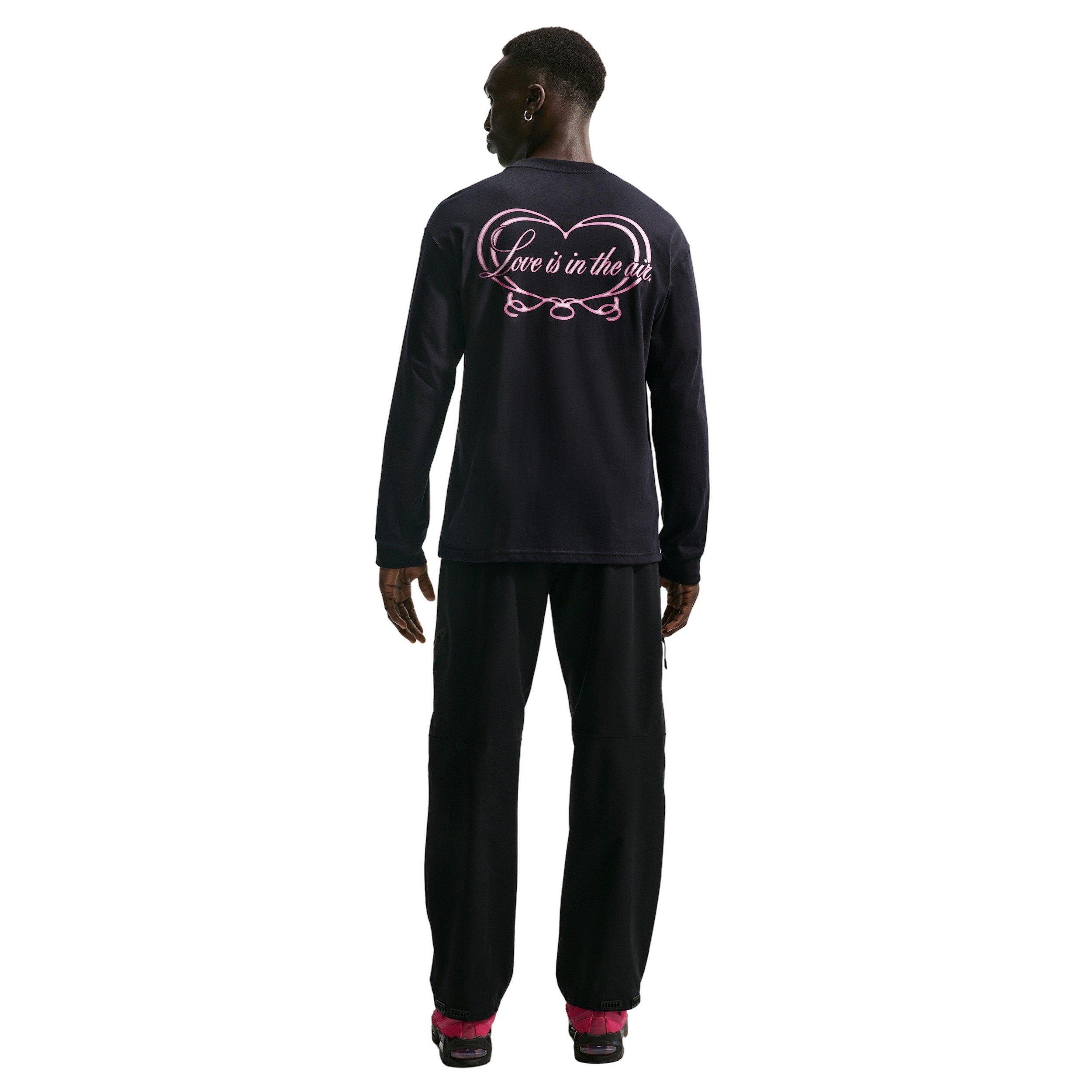 Nike Men's Sportswear LSE Love in Air VDay T-Shirt - BLACK Thumbnail View 5