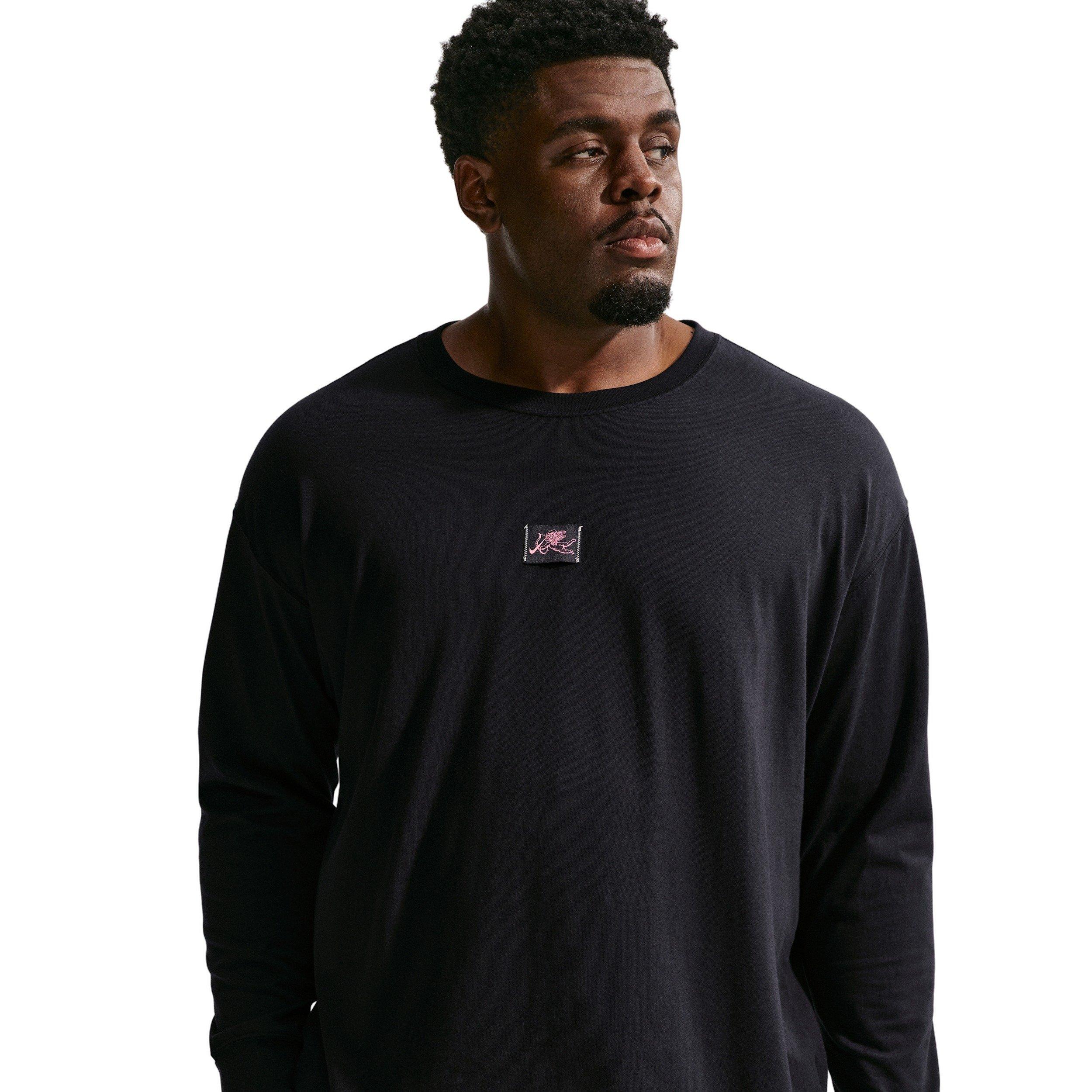 Nike Men's Sportswear LSE Love in Air VDay T-Shirt - BLACK Thumbnail View 6