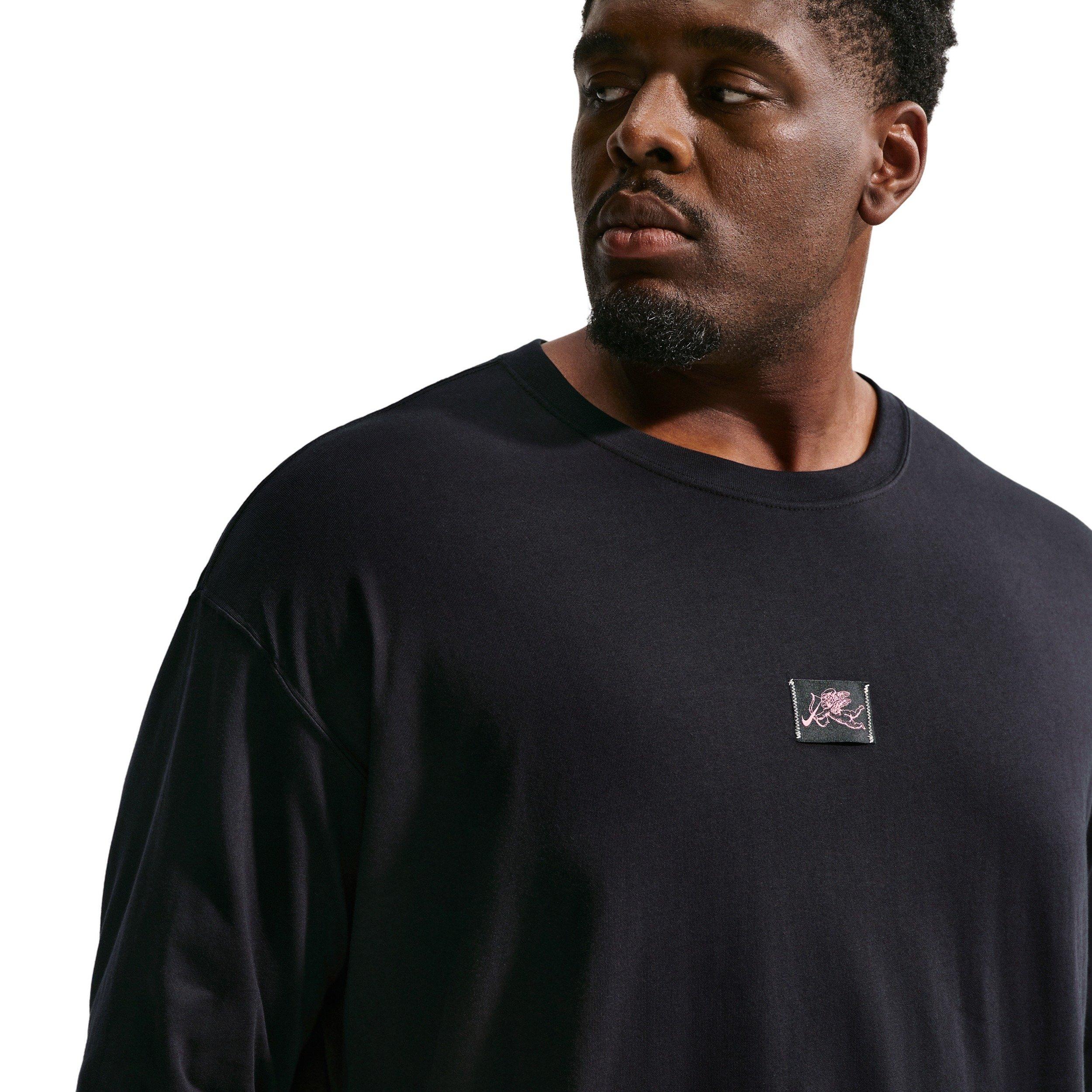 Nike Men's Sportswear LSE Love in Air VDay T-Shirt - BLACK Thumbnail View 8