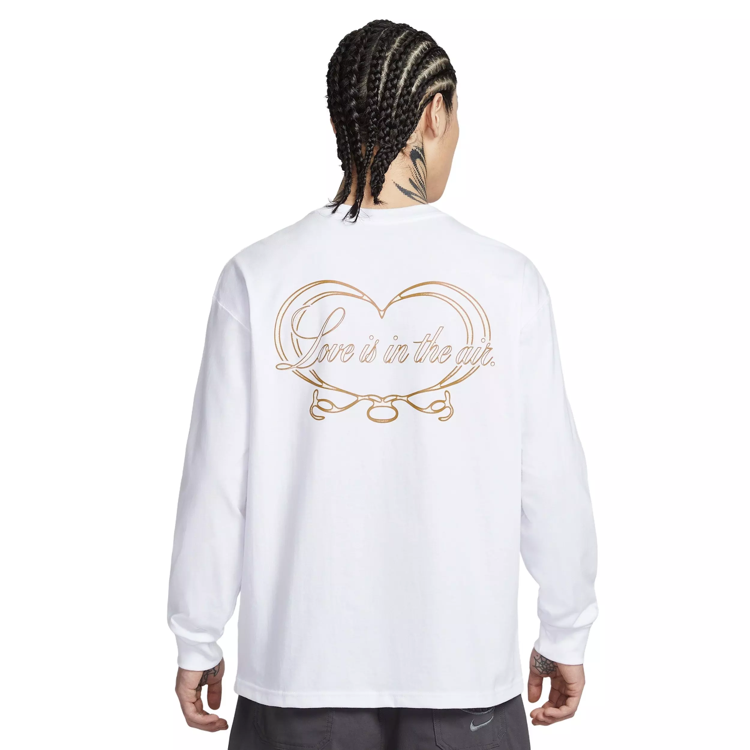 Nike Men's Sportswear LSE Love in Air VDay T-Shirt - WHITE