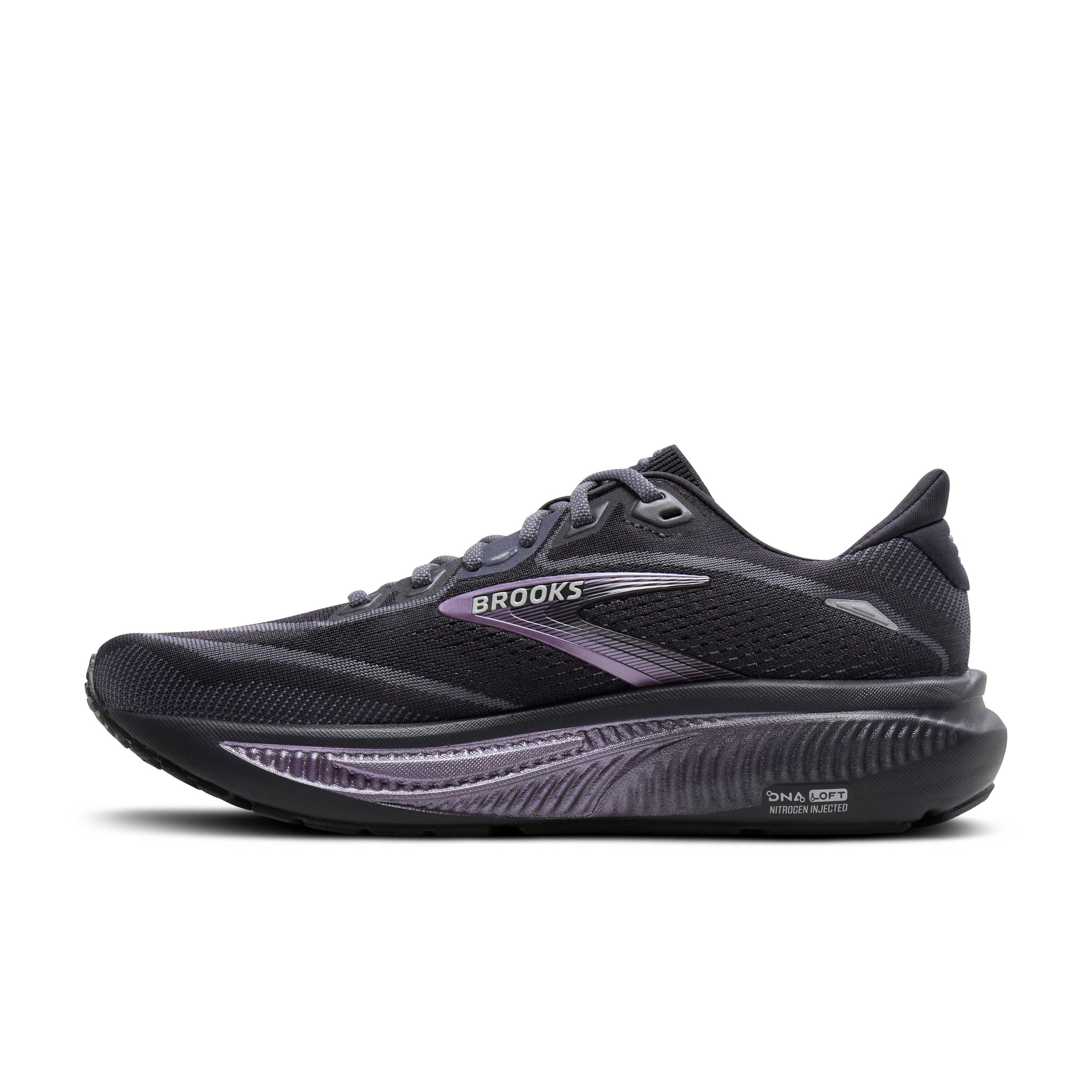 Brooks Ghost 18 "Ebony/Folkstone/Metallic" Women's Running Shoe - EBONY/FOLKSTONE/METALLIC