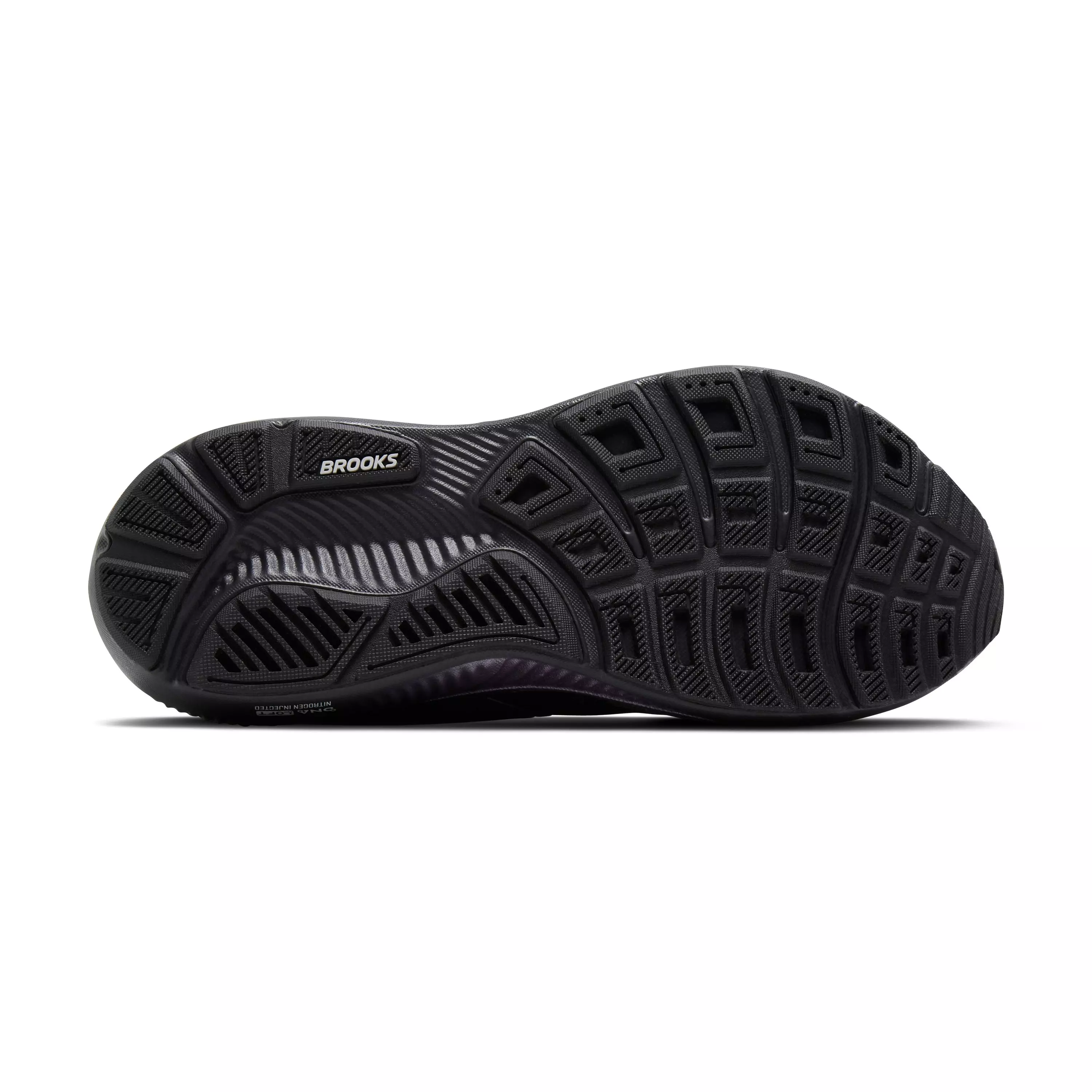 Brooks Ghost 18 "Ebony/Folkstone/Metallic" Women's Running Shoe - EBONY/FOLKSTONE/METALLIC