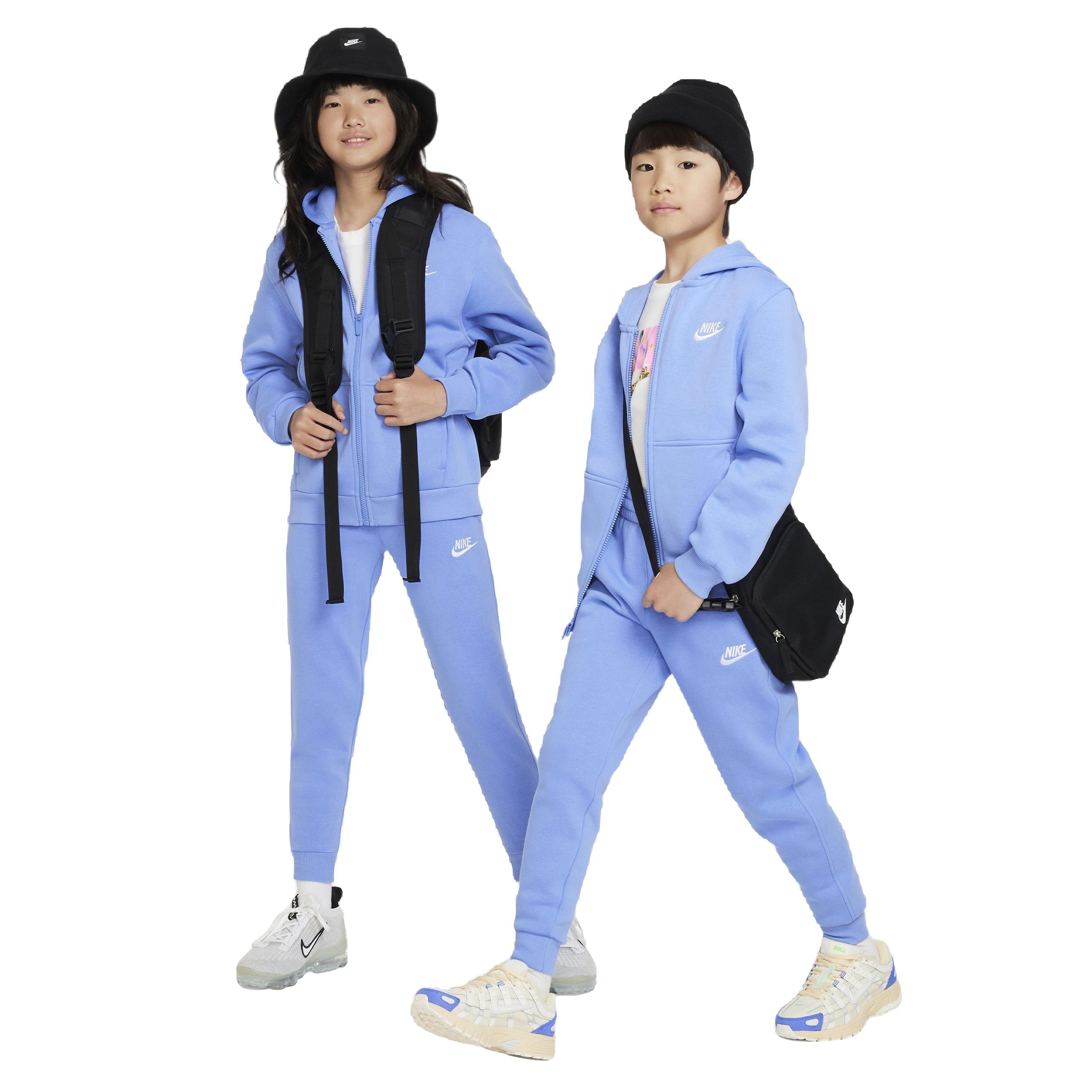 Nike Big Kids' Sportswear Club Fleece LBR Joggers -Blue - BLUE Thumbnail View 6