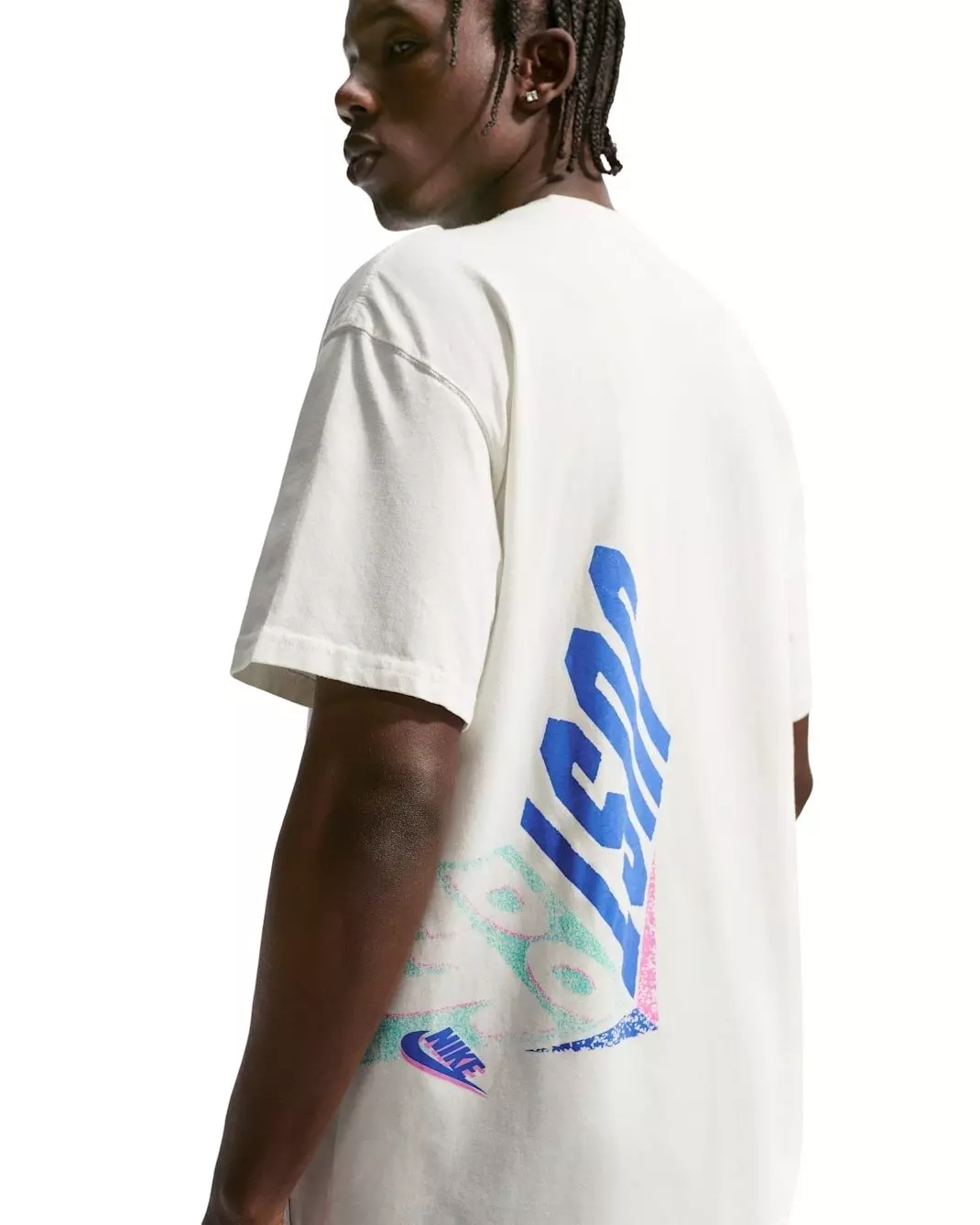 Nike Men's Sportswear Short-Sleeve Max90 DNAR4 T-Shirt - WHITE