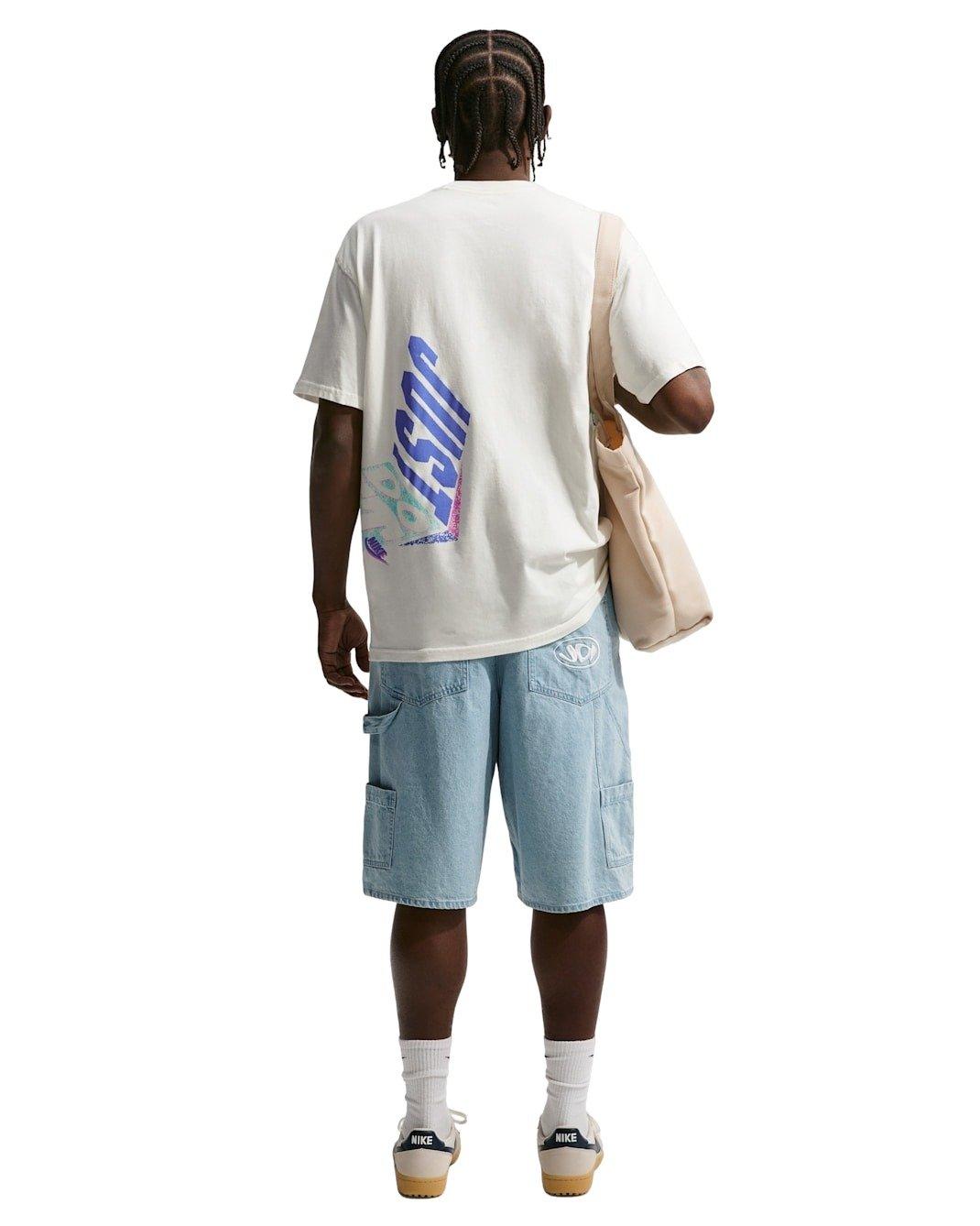 Nike Men's Sportswear Short-Sleeve Max90 DNAR4 T-Shirt - WHITE Thumbnail View 5