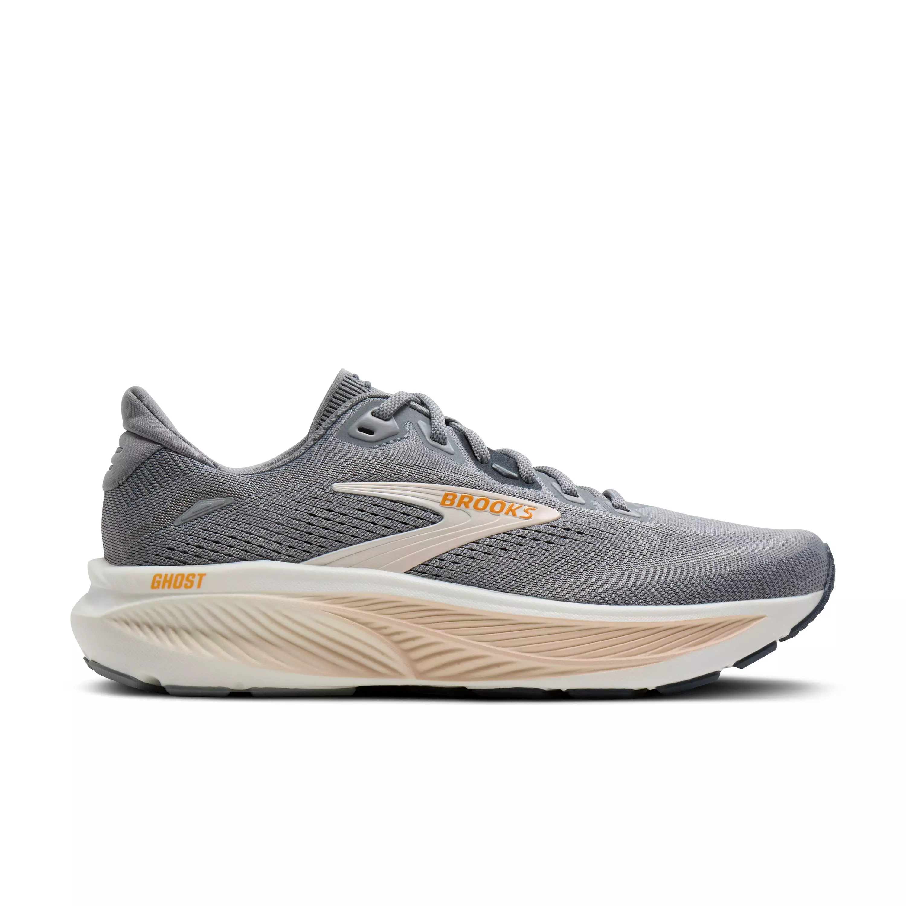 Brooks Ghost 18 "Grey/Morganite/Coconut" Women's Running Shoe - GREY/MORGANITE/COCONUT