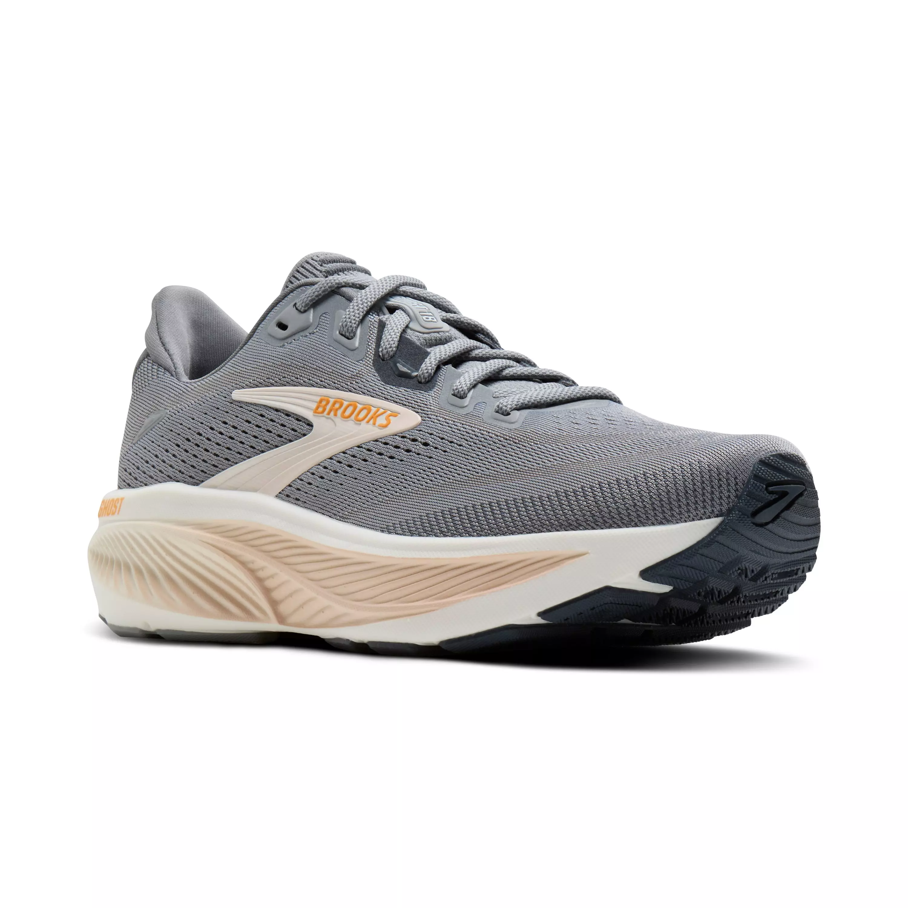 Brooks Ghost 18 "Grey/Morganite/Coconut" Women's Running Shoe - GREY/MORGANITE/COCONUT