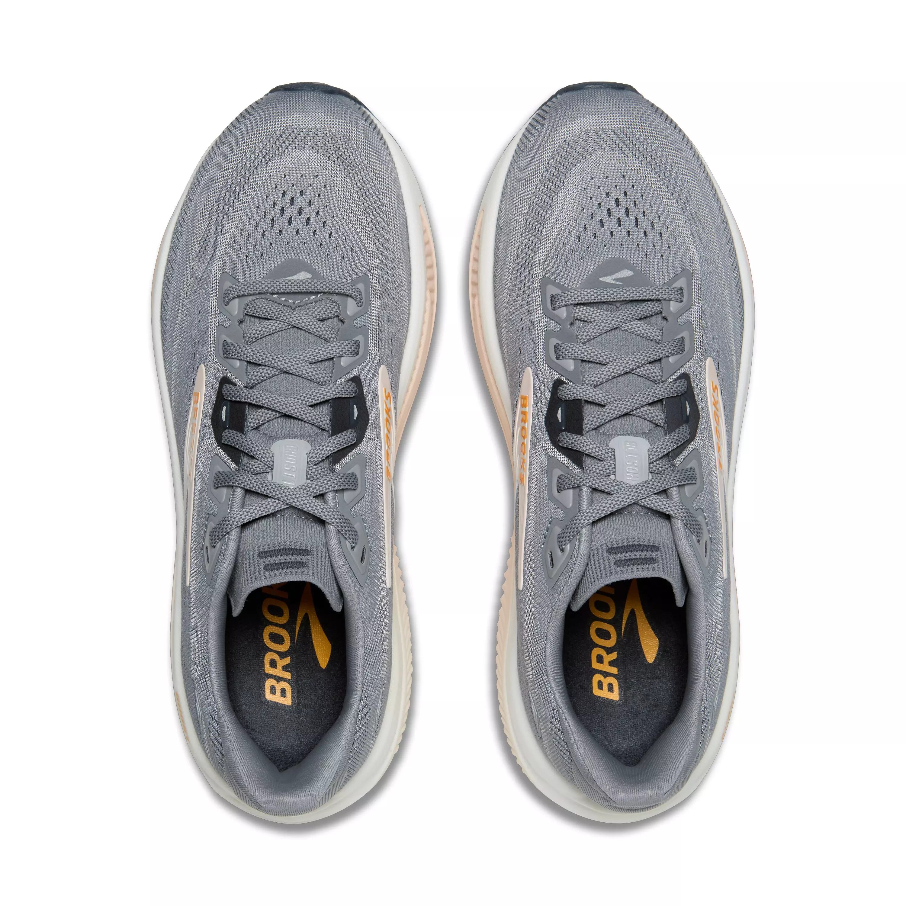 Brooks Ghost 18 "Grey/Morganite/Coconut" Women's Running Shoe - GREY/MORGANITE/COCONUT