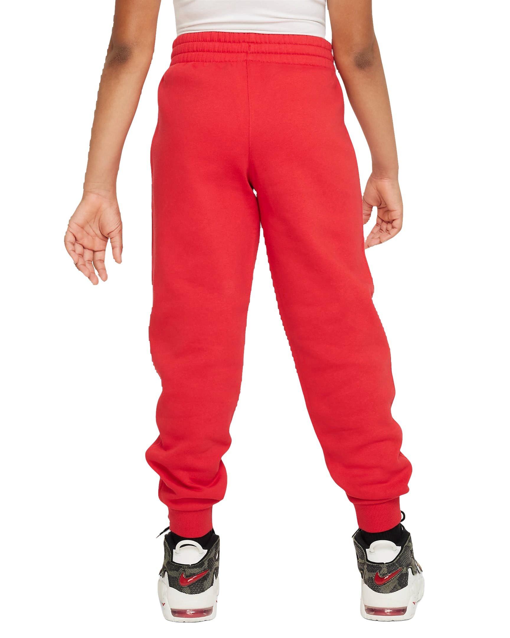 Nike Sportswear Club Fleece LBR Big Kids' Red Joggers