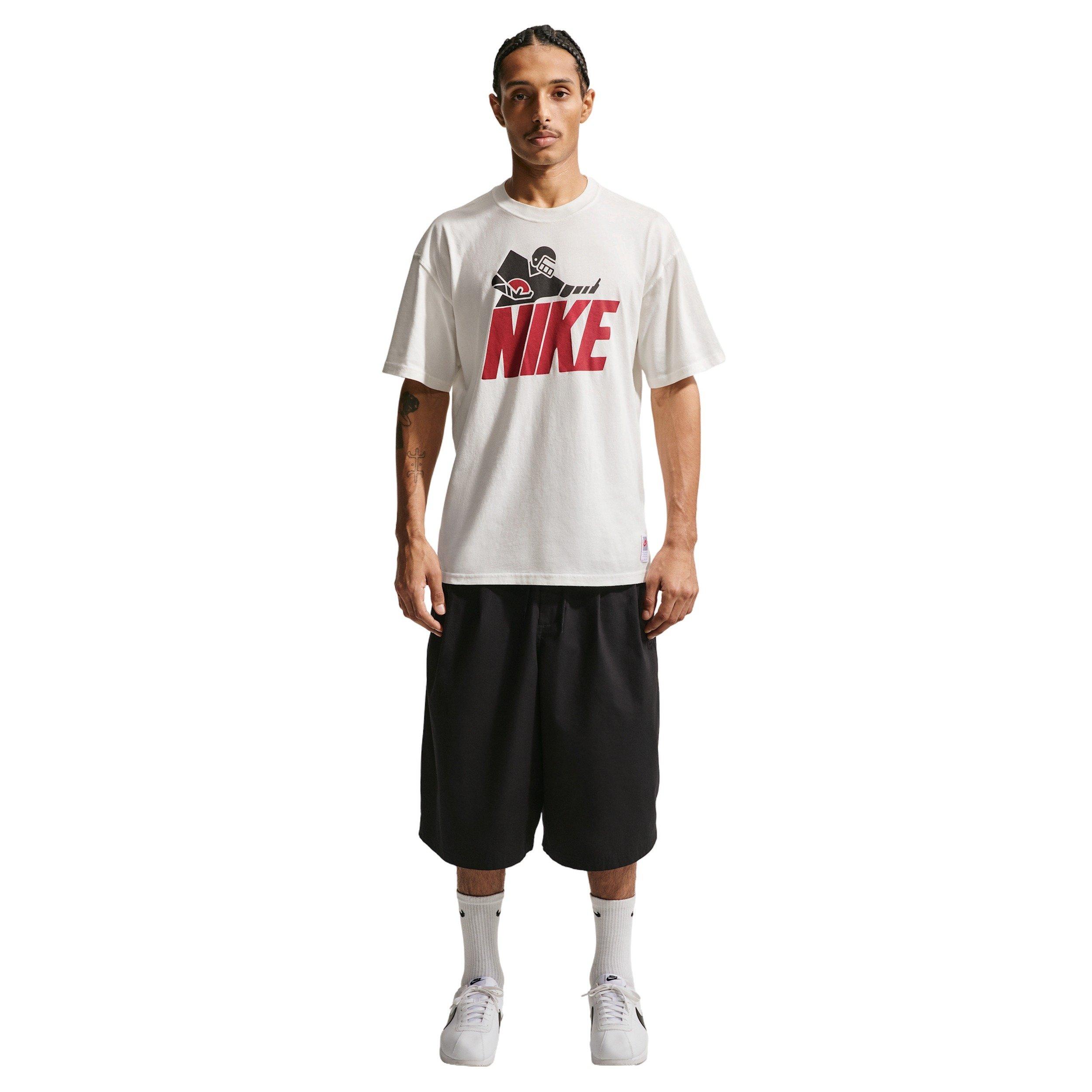 Nike Men's Sportswear Max90 DNAR5 Short-Sleeve T-Shirt - White - WHITE Thumbnail View 4
