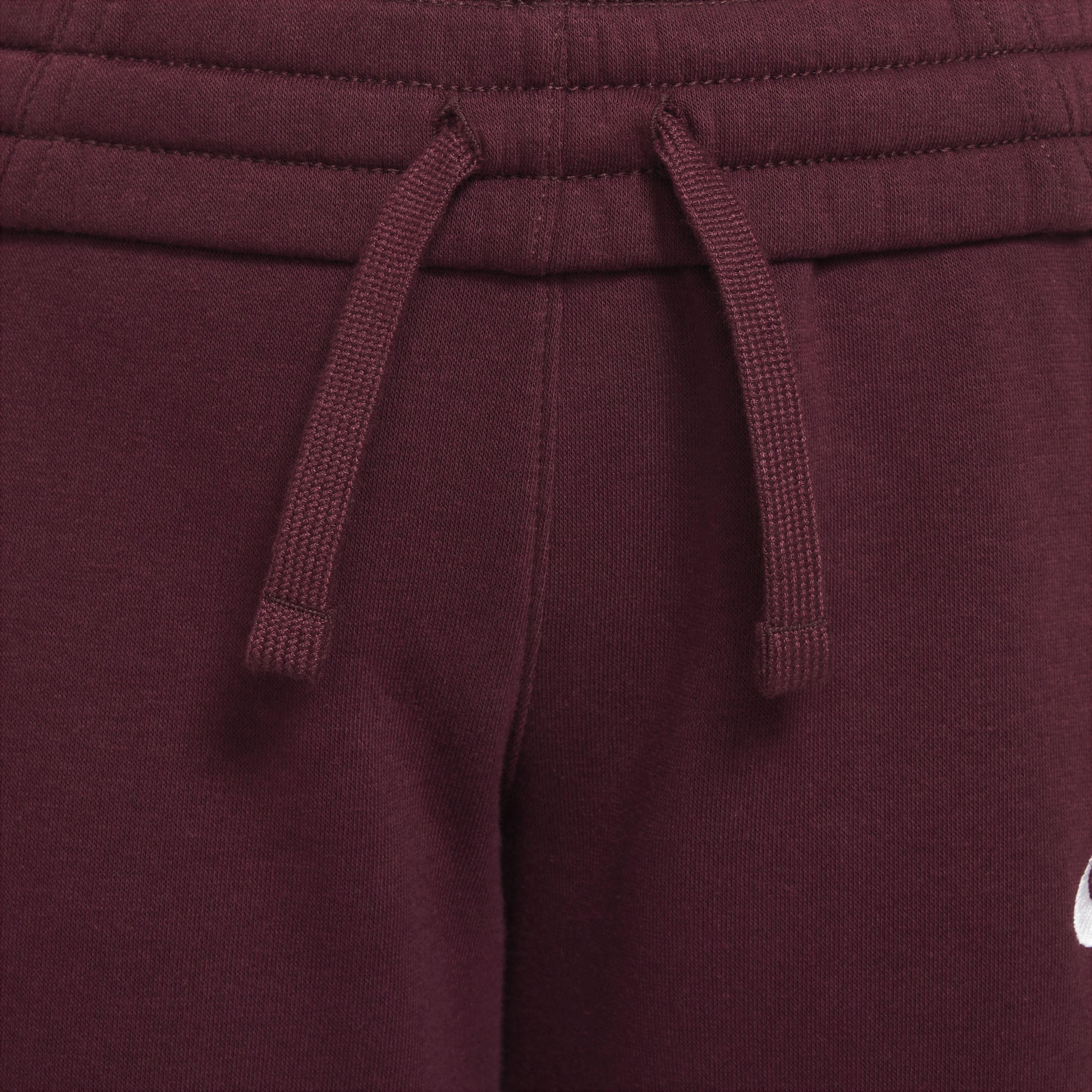 Nike Big Kids' Sportswear Club Fleece LBR Joggers - Burgundy - BURGUNDY Thumbnail View 3