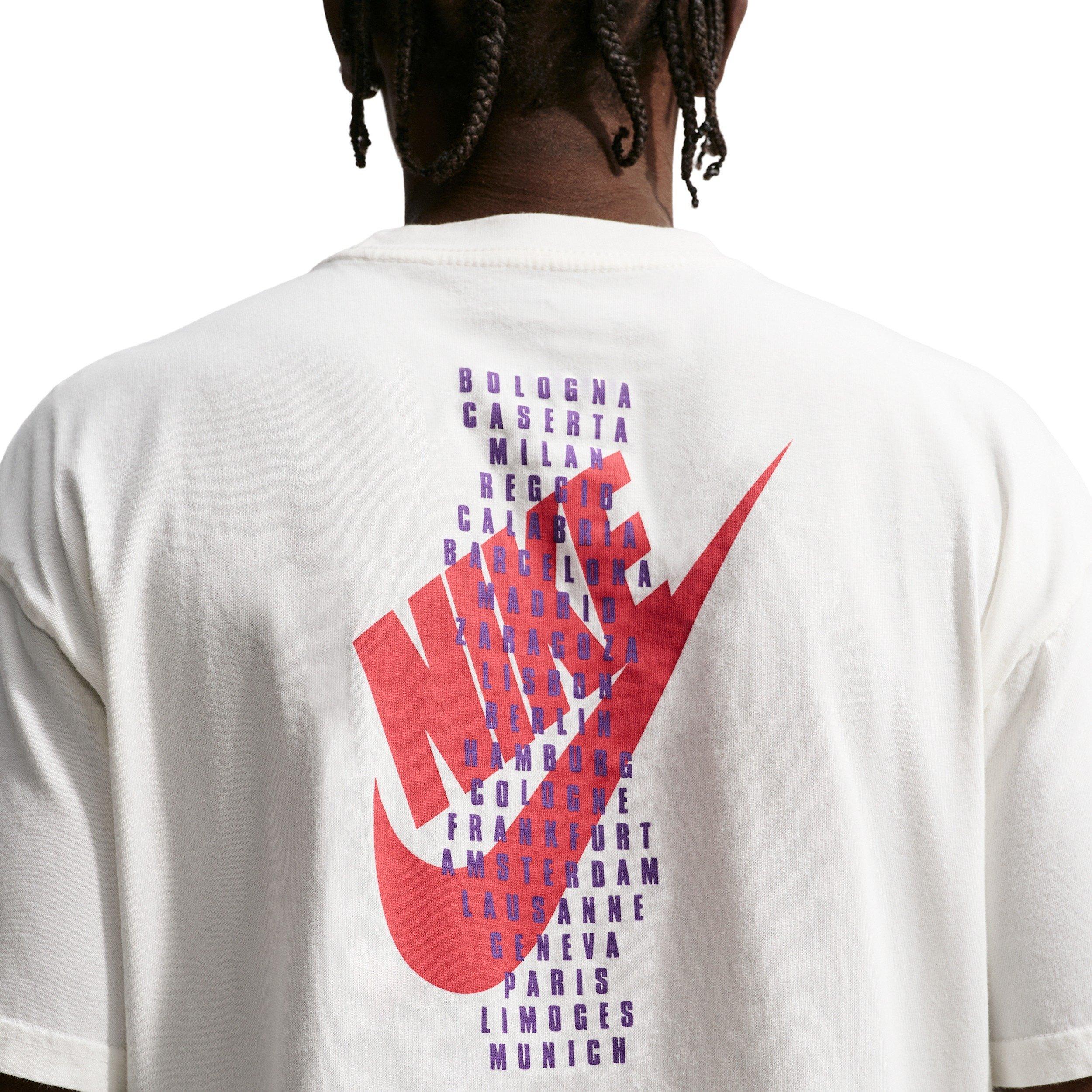 Nike Men's Sportwear Short-sleeve Max 90 DNAR 6 Tee -White - WHITE Thumbnail View 2
