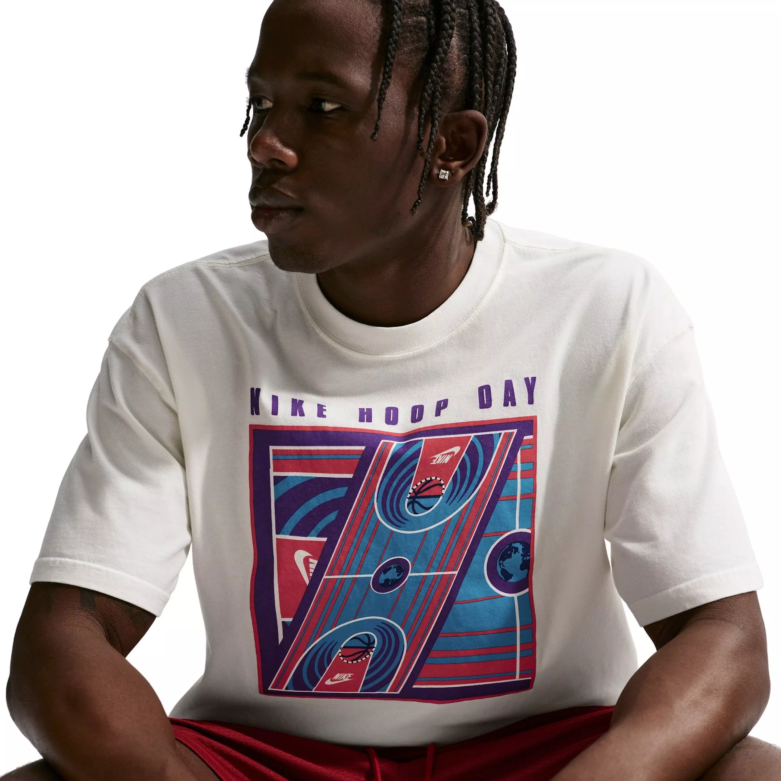 Nike Men's Sportwear Short-sleeve Max 90 DNAR 6 Tee -White - WHITE