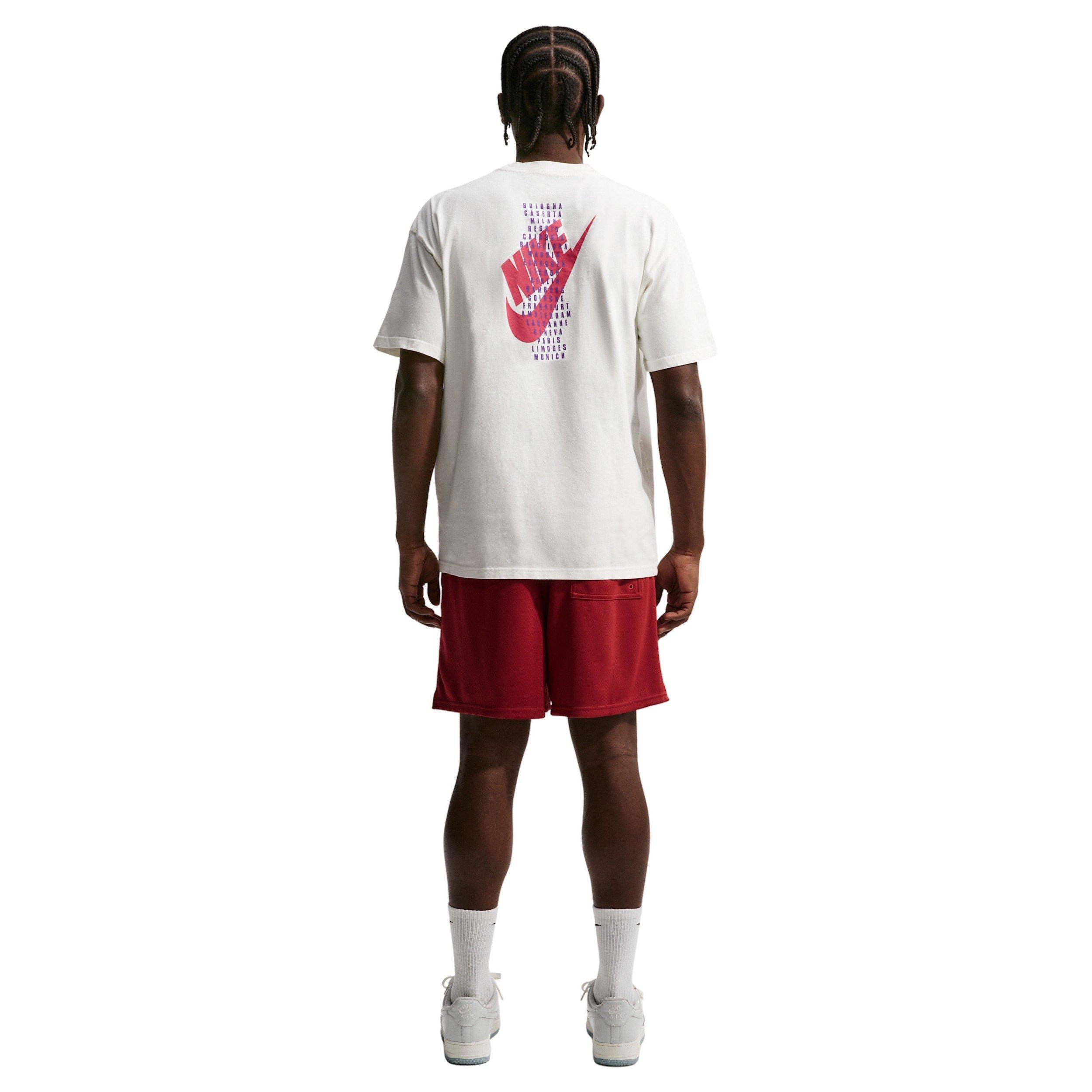 Nike Men's Sportwear Short-sleeve Max 90 DNAR 6 Tee - White - WHITE Thumbnail View 5