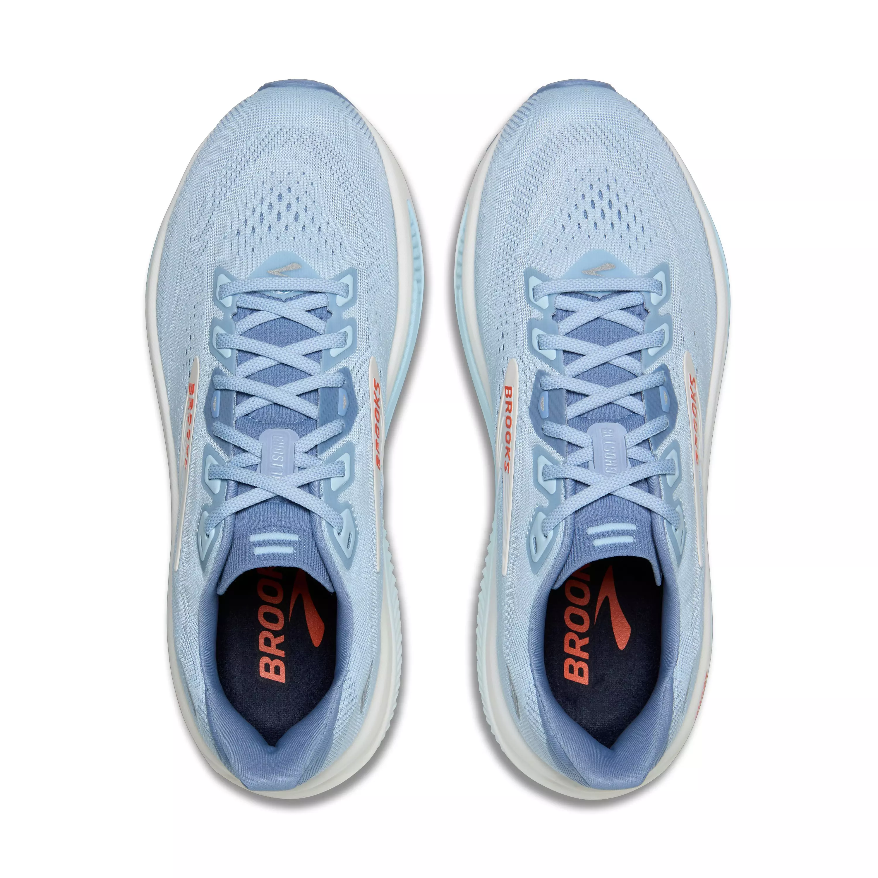 Brooks Ghost 18 "Nantucket/Tigerlily/Coconut" Women's Running Shoe - NANTUCKET/TIGERLILLY/COCONUT