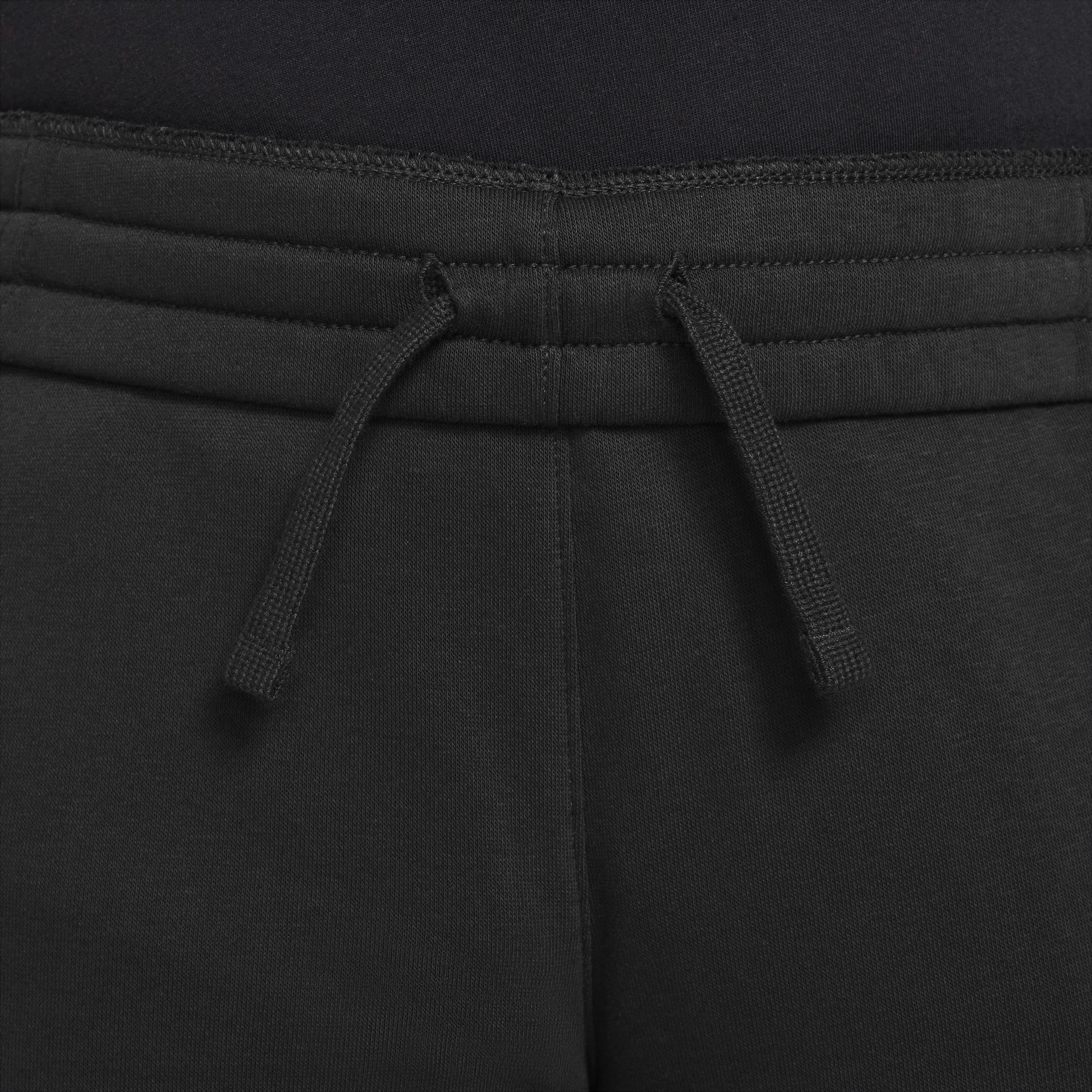 Nike Big Kids' Sportswear Club LBR Fleece Joggers - Black - BLACK Thumbnail View 3