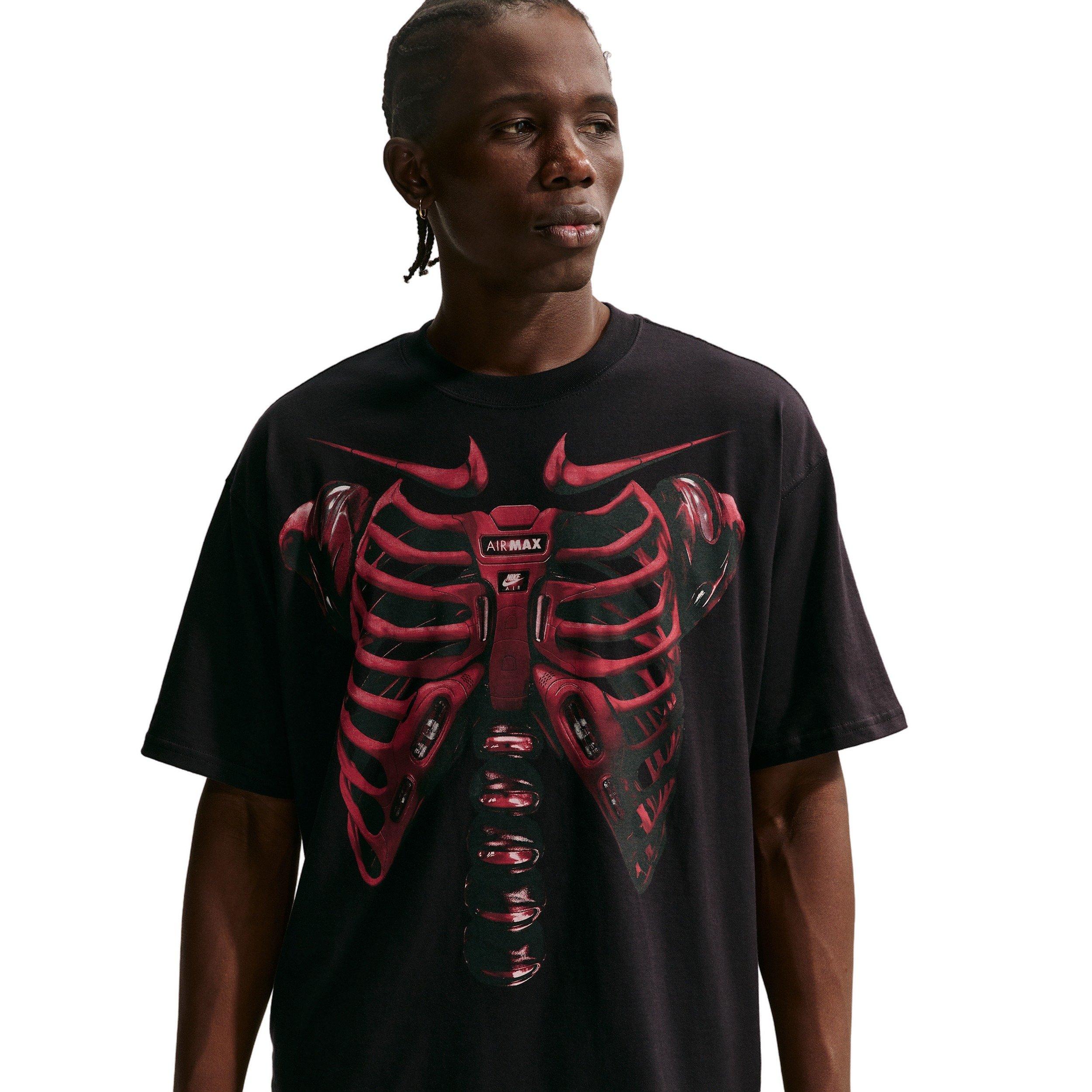 Nike Men's Sportswear Short-Sleeve Max90 X-Ray Tee -Black - BLACK Thumbnail View 1