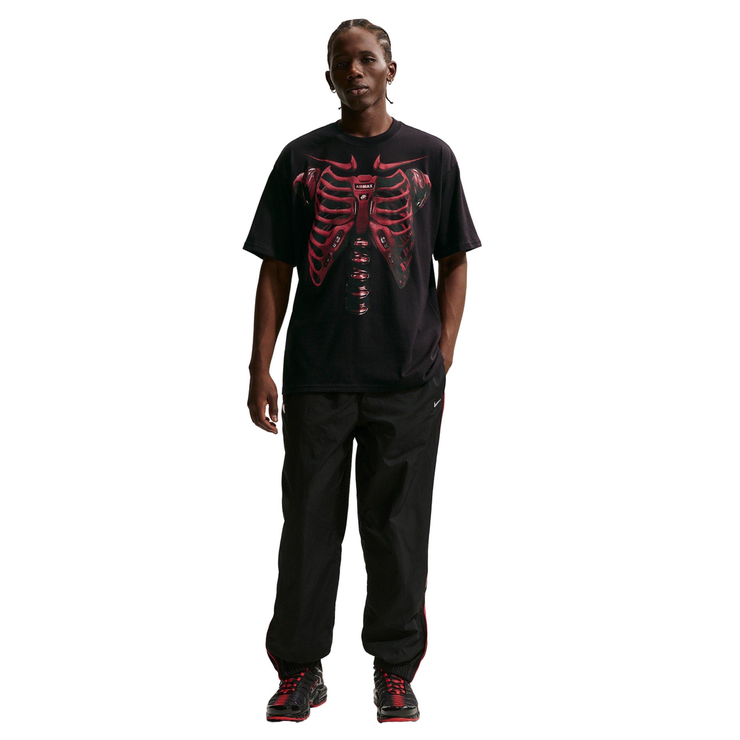 Nike Men's Sportswear Short-Sleeve Max90 X-Ray Tee - Black - BLACK Thumbnail View 4