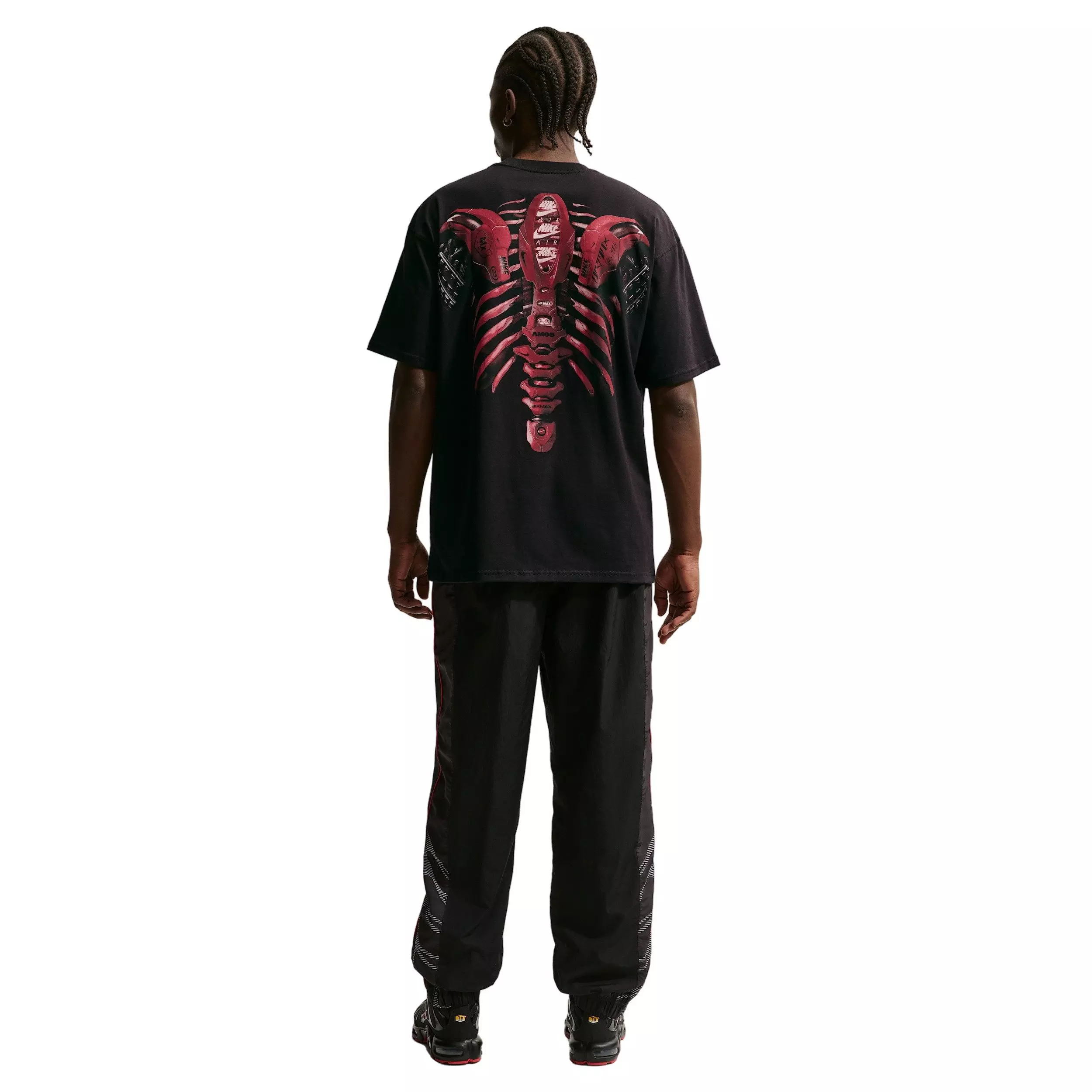 Nike Men's Sportswear Short-Sleeve Max90 X-Ray Tee -Black - BLACK