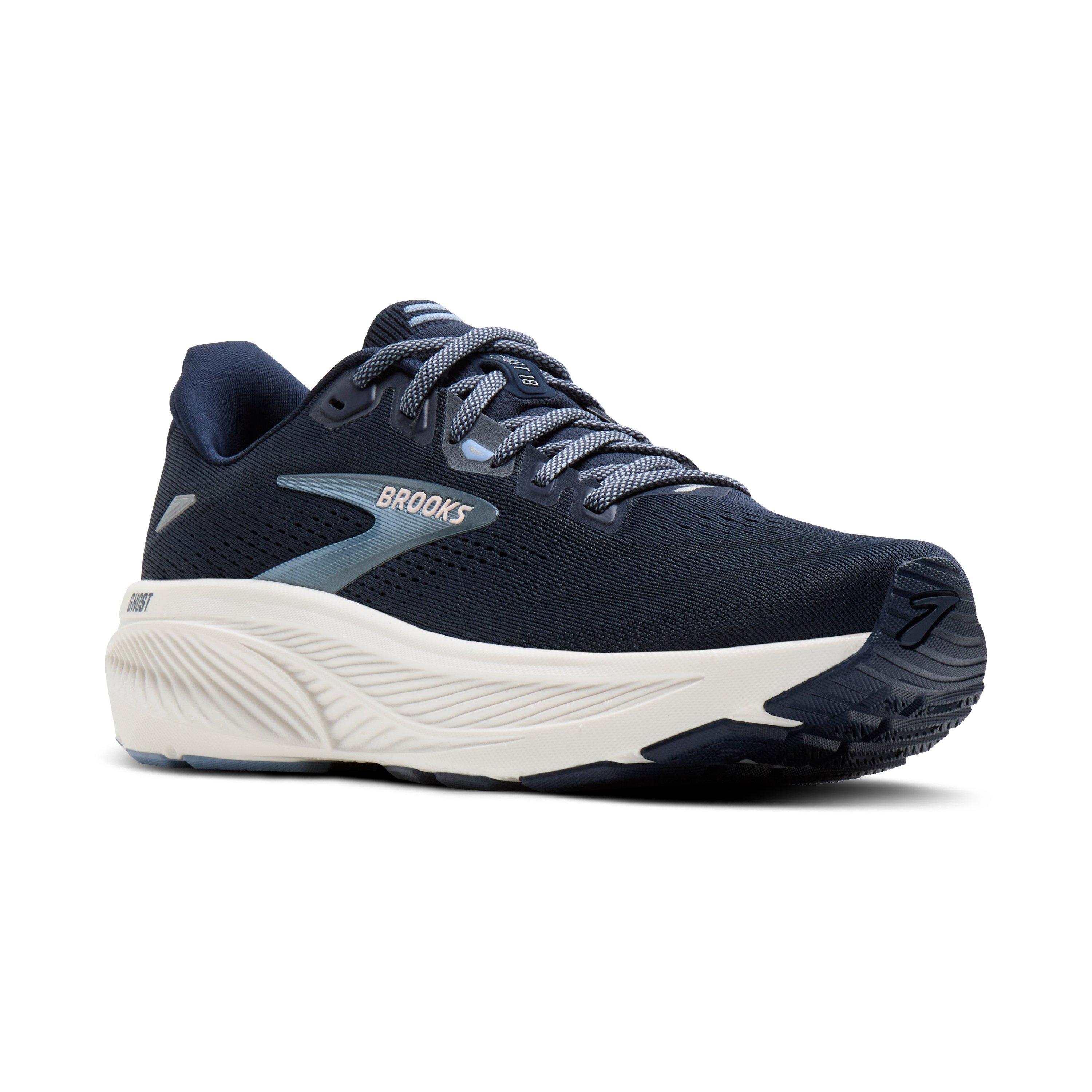 Brooks Ghost 18 "Navy/Rain Washed/Coconut" Women's Running Shoe - NAVY/RAIN/COCONUT