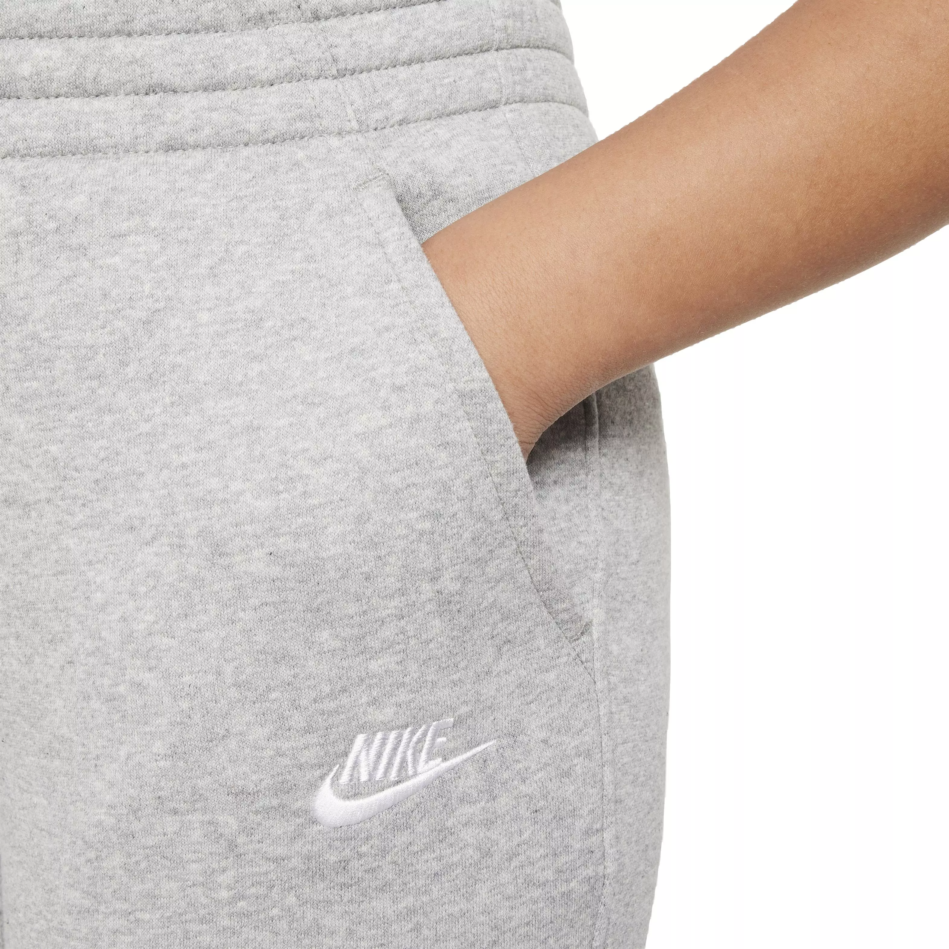 Nike Big Kids' Sportswear Club LBR Fleece Joggers -Grey - GREY