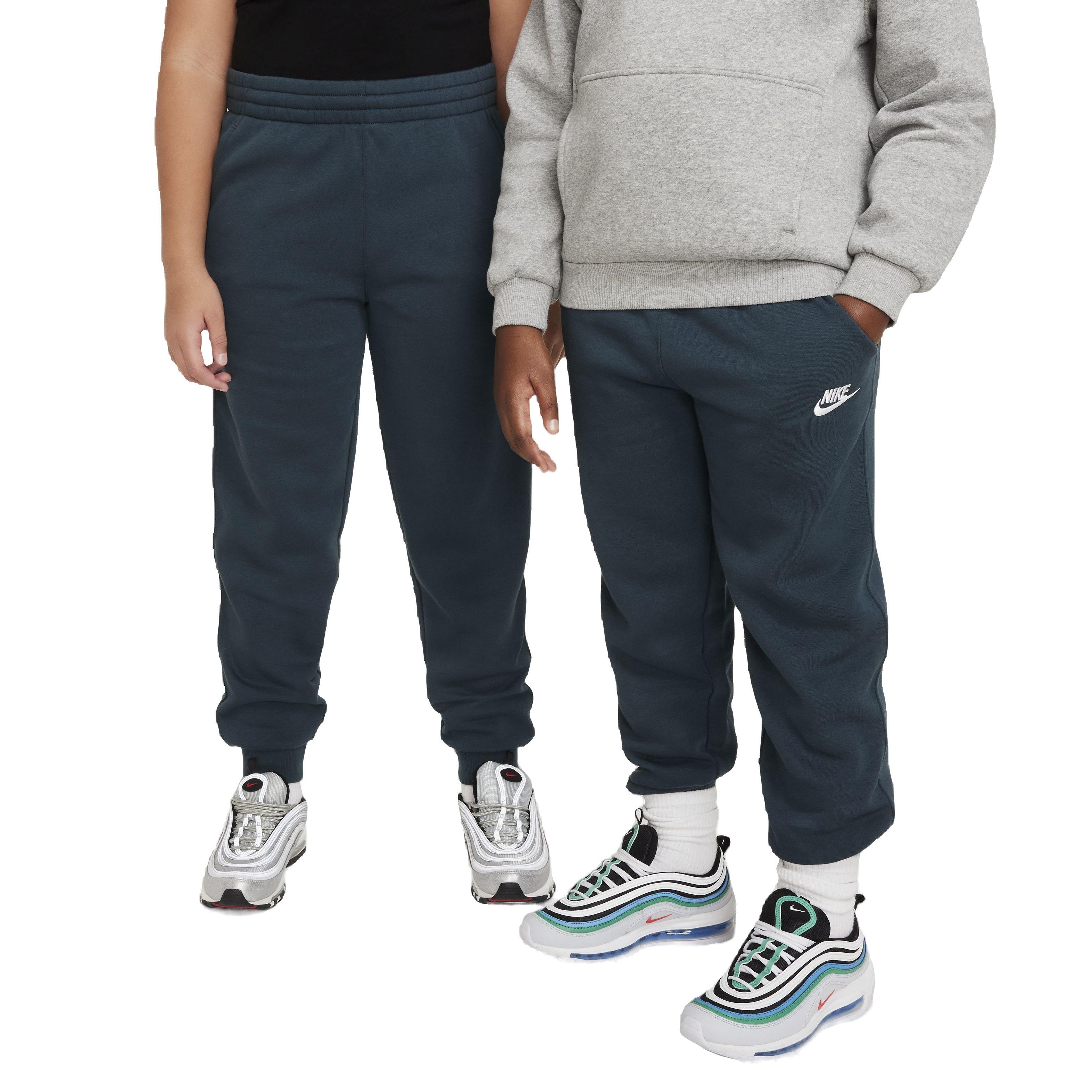 Nike Big Kids' Sportswear Club LBR Fleece Joggers - Teal Green - TEAL GREEN Thumbnail View 1