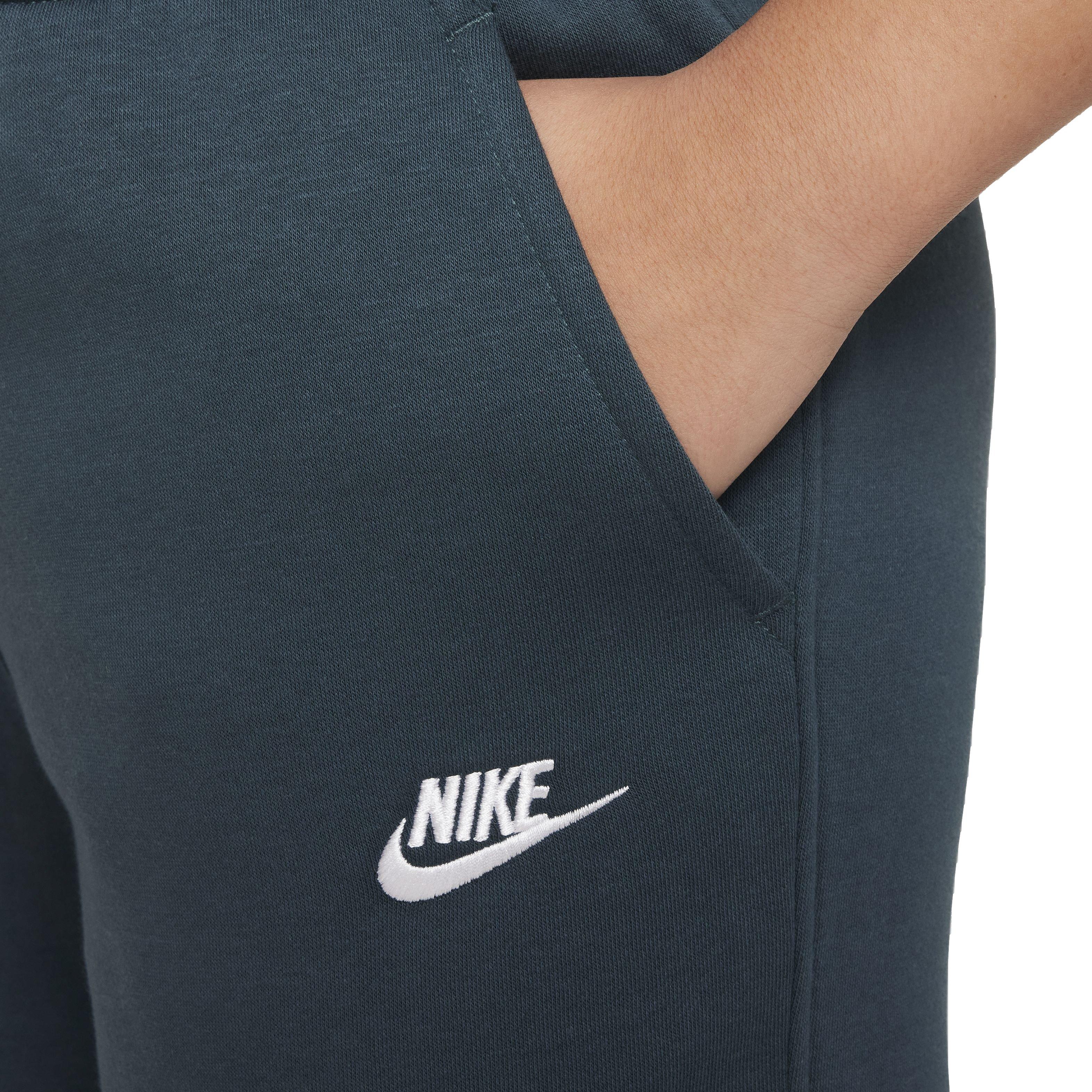 Nike Big Kids' Sportswear Club LBR Fleece Joggers - Teal Green - TEAL GREEN Thumbnail View 4