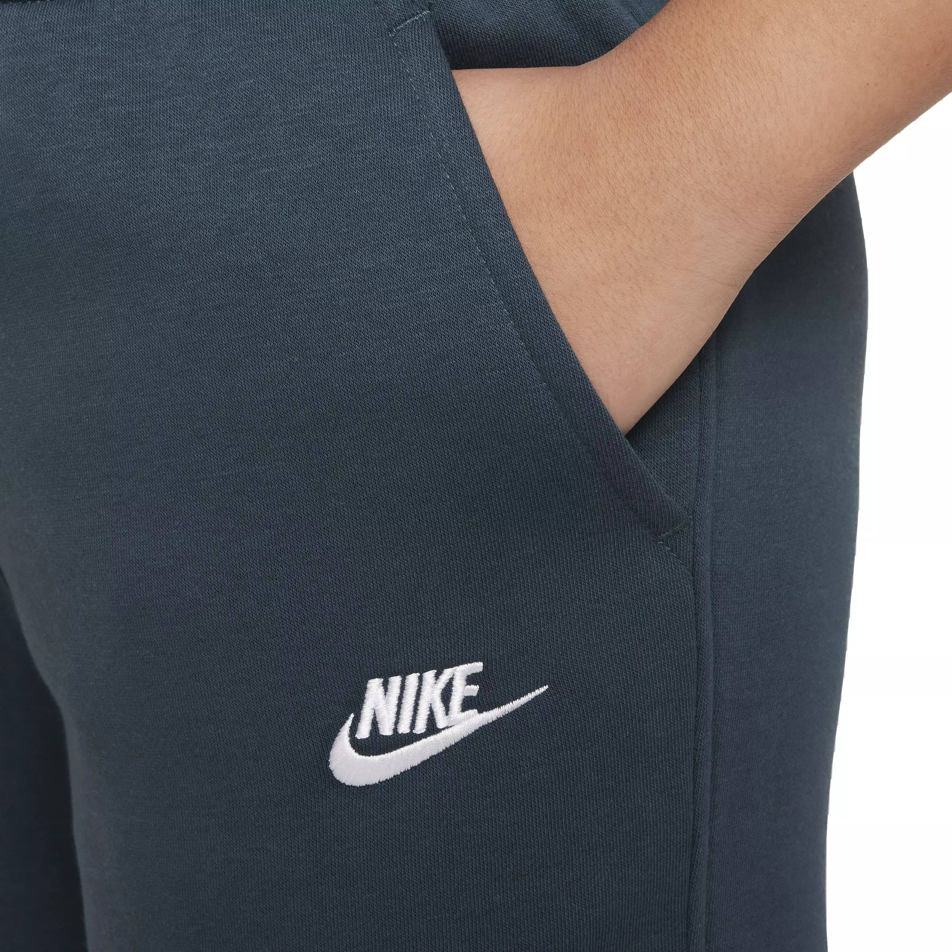 Nike Big Kids' Sportswear Club LBR Fleece Joggers -Teal Green - TEAL GREEN