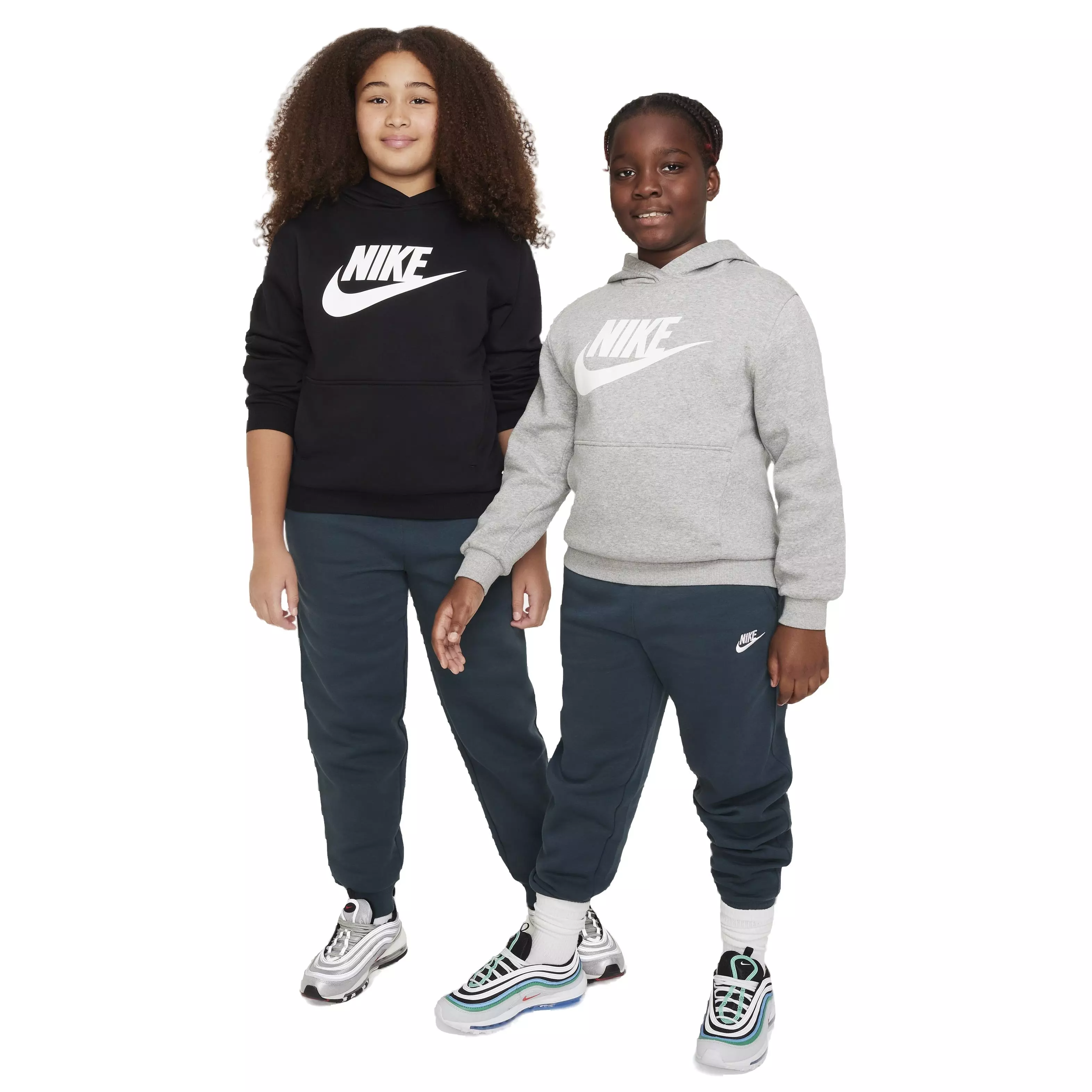 Nike Big Kids' Sportswear Club LBR Fleece Joggers -Teal Green - TEAL GREEN
