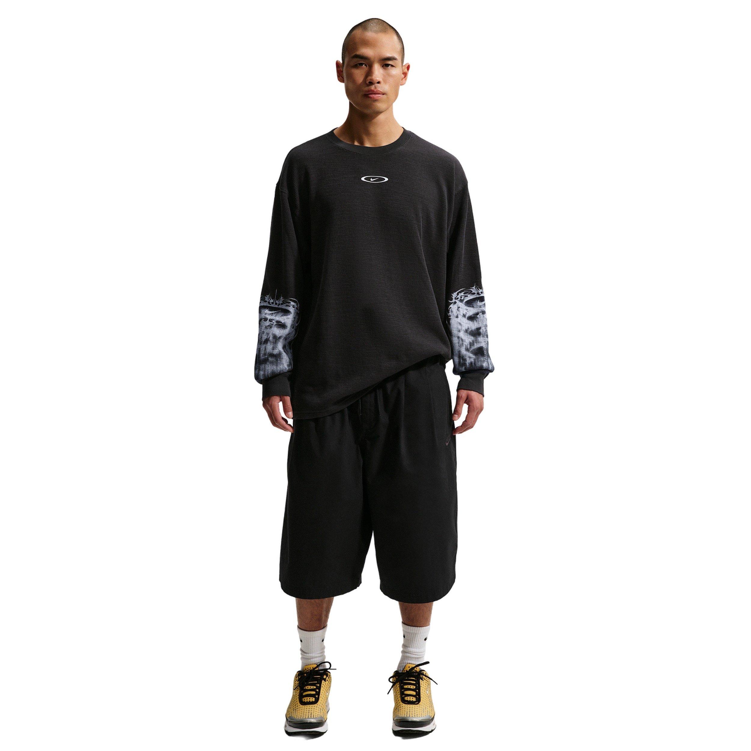 Nike Men's Sportswear Thermal UF Top - Black - BLACK Thumbnail View 4