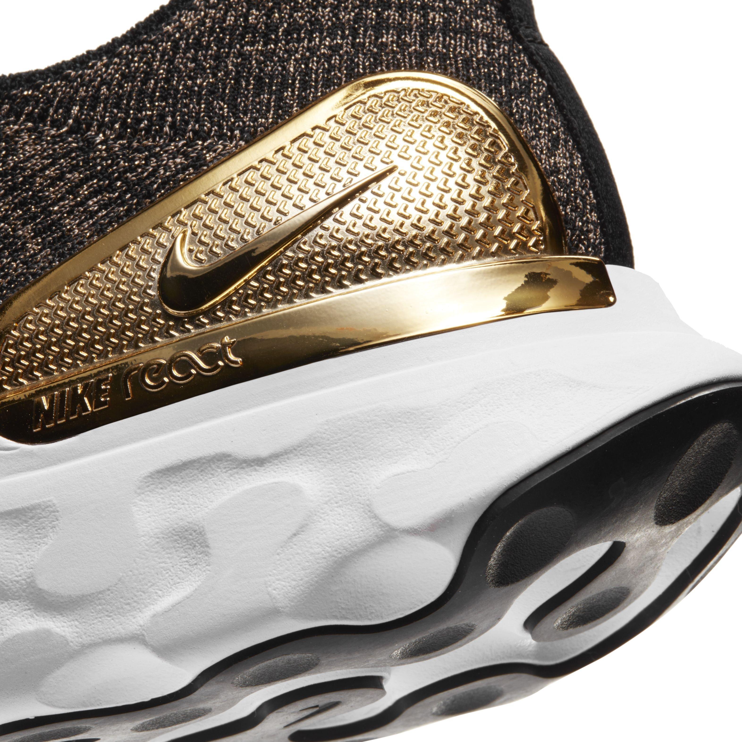 nike react phantom run flyknit 2 black gold