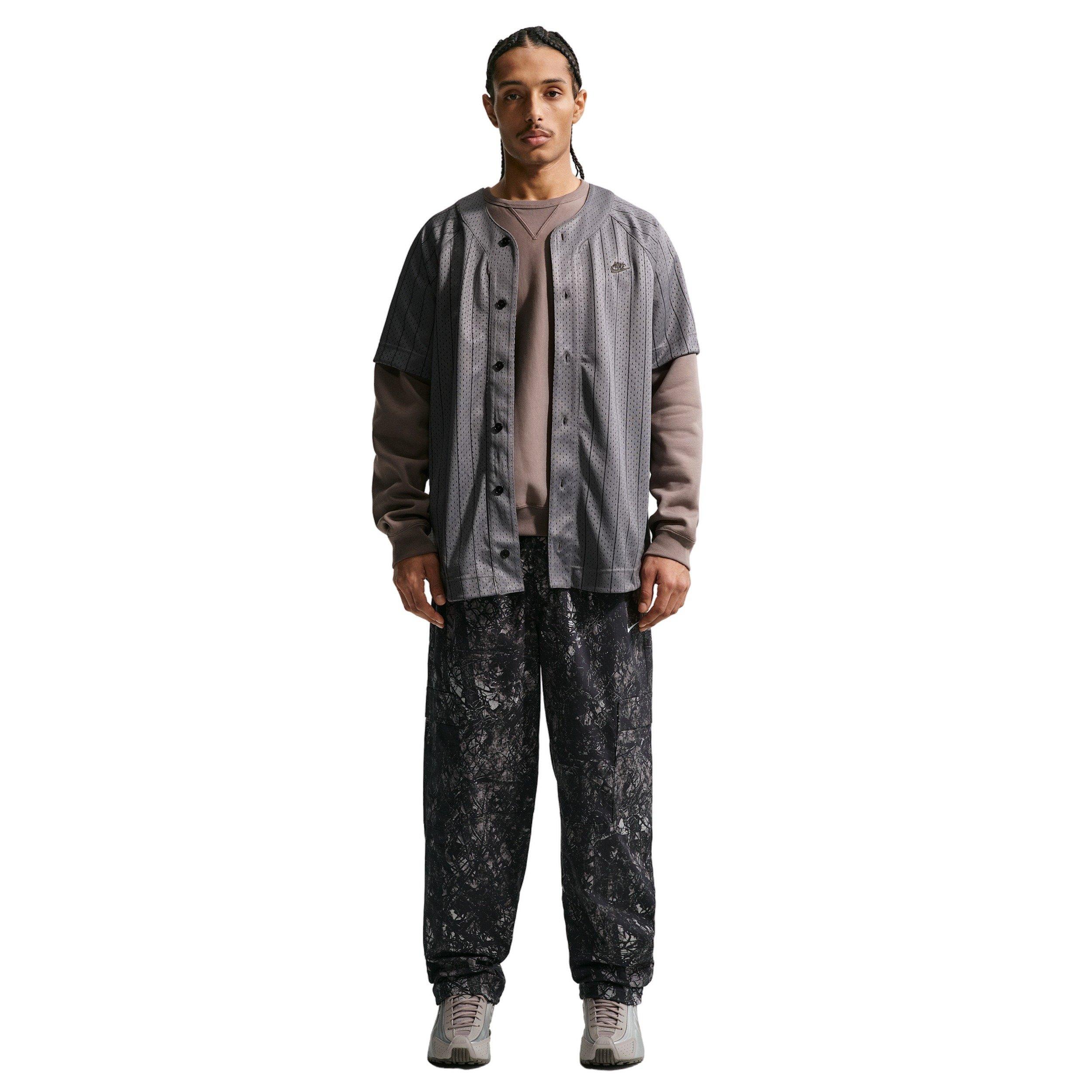 Nike Men's Club Woven Cargo Pants - Black Camo - BLACK CAMO Thumbnail View 4