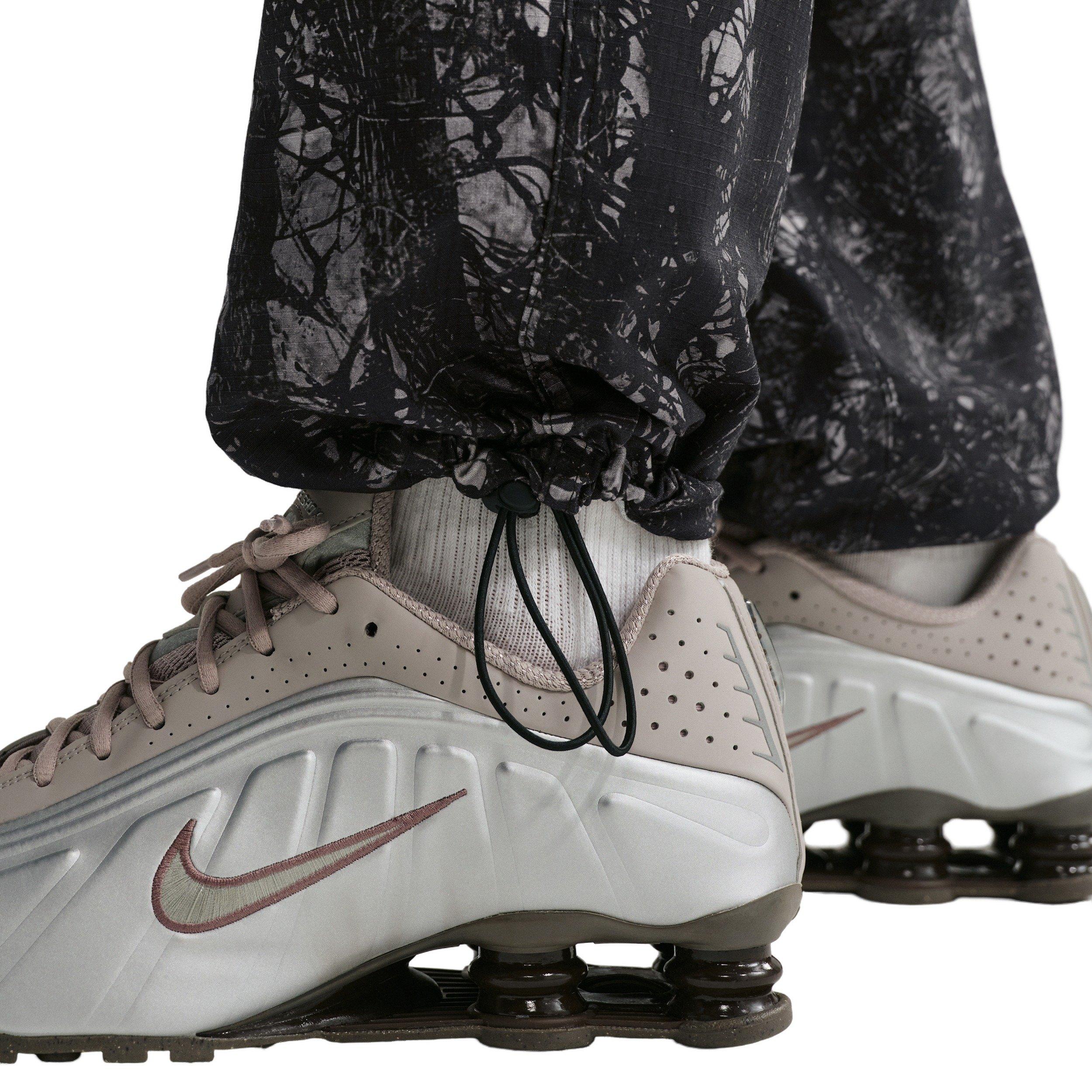 Nike Men's Club Woven Cargo Pants - Black Camo - BLACK CAMO Thumbnail View 7