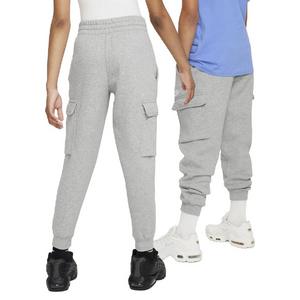 Nike Big Kids' Sportswear Club Fleece LBR Cargo Pants -Grey