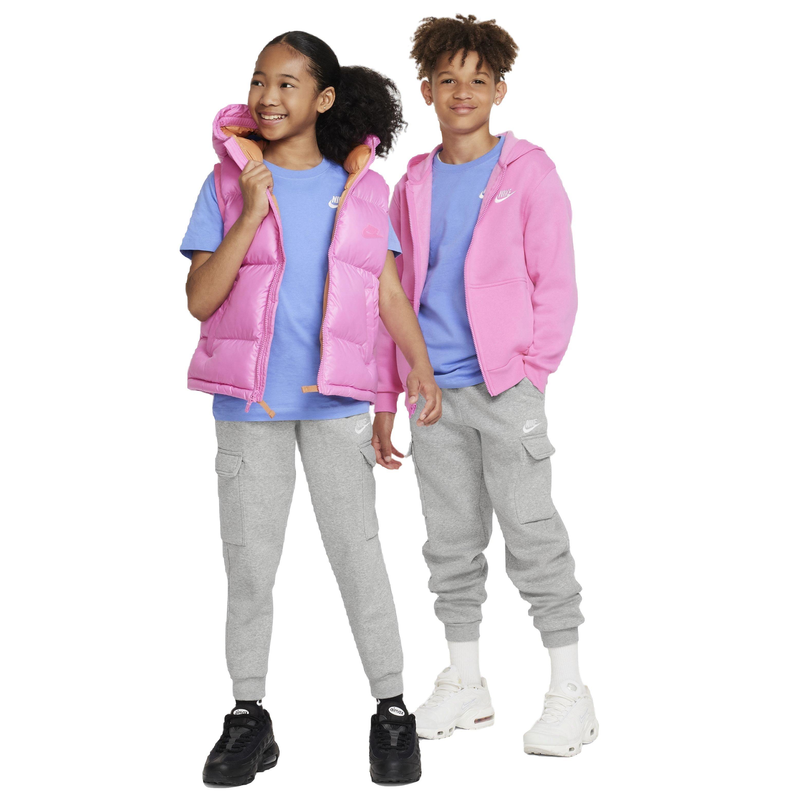 Nike Sportswear Club Fleece LBR Cargo Big Kids' Grey Pants