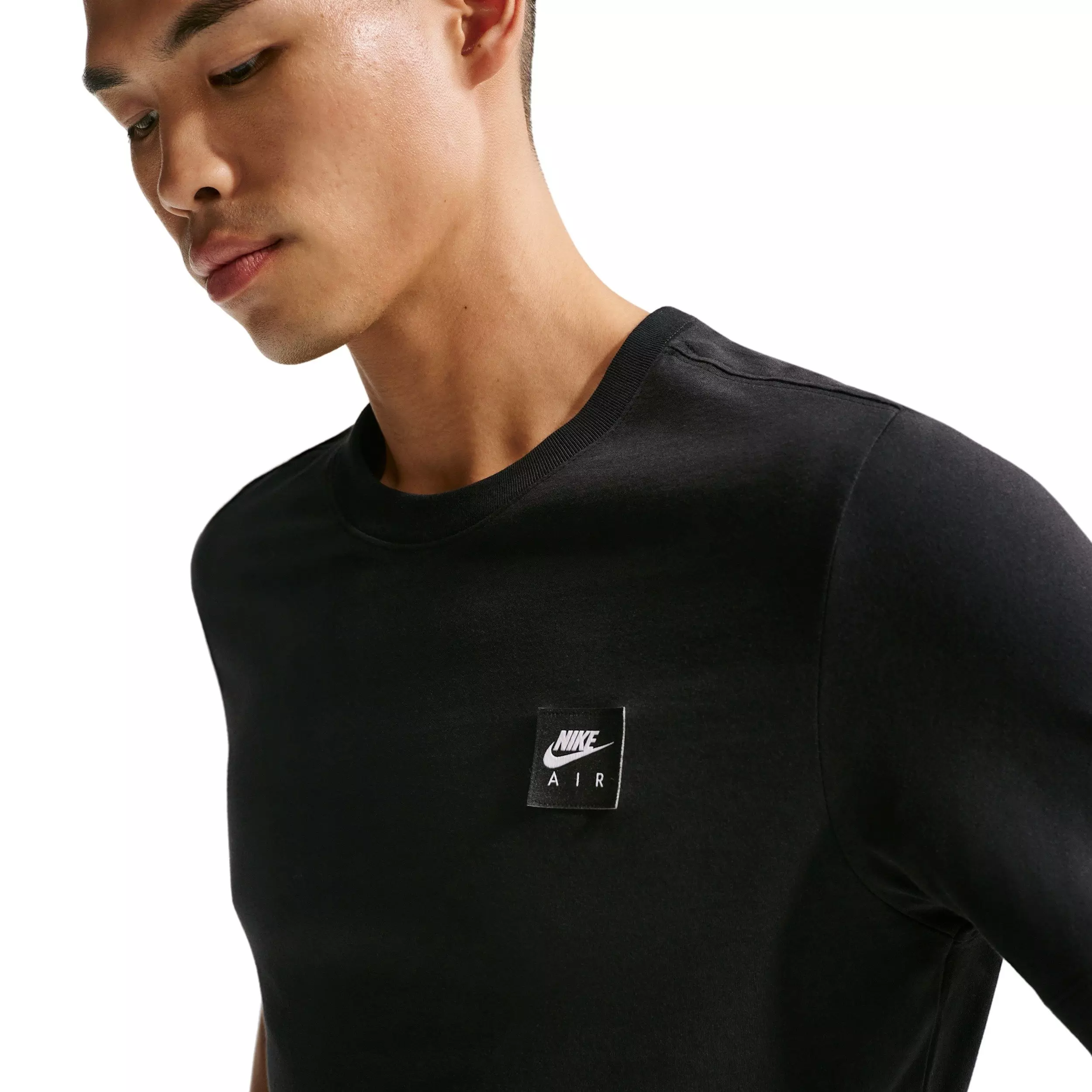 Nike Men's Sportswear Standard Air Patch T-Shirt - BLACK