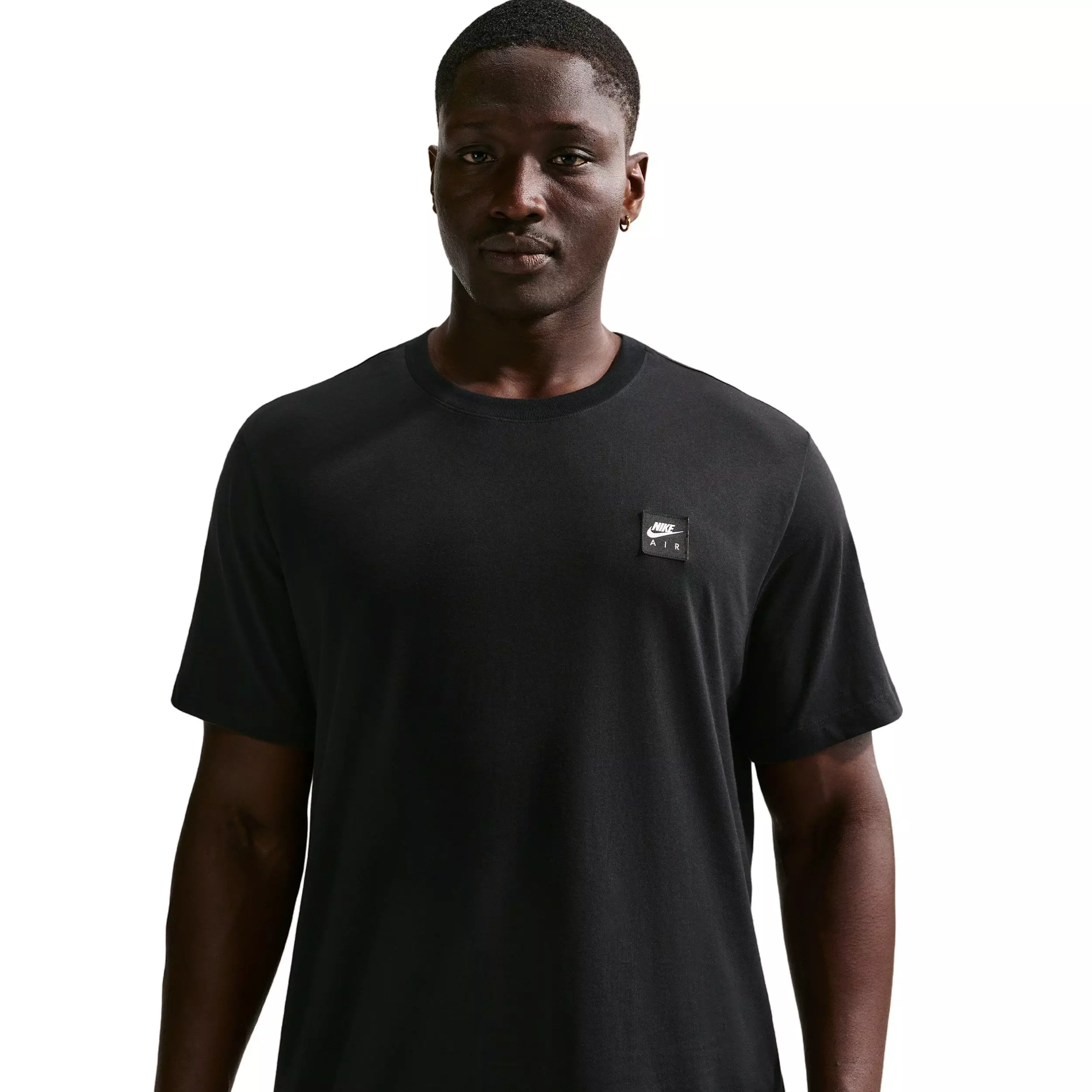 Nike Men's Sportswear Standard Air Patch T-Shirt - BLACK