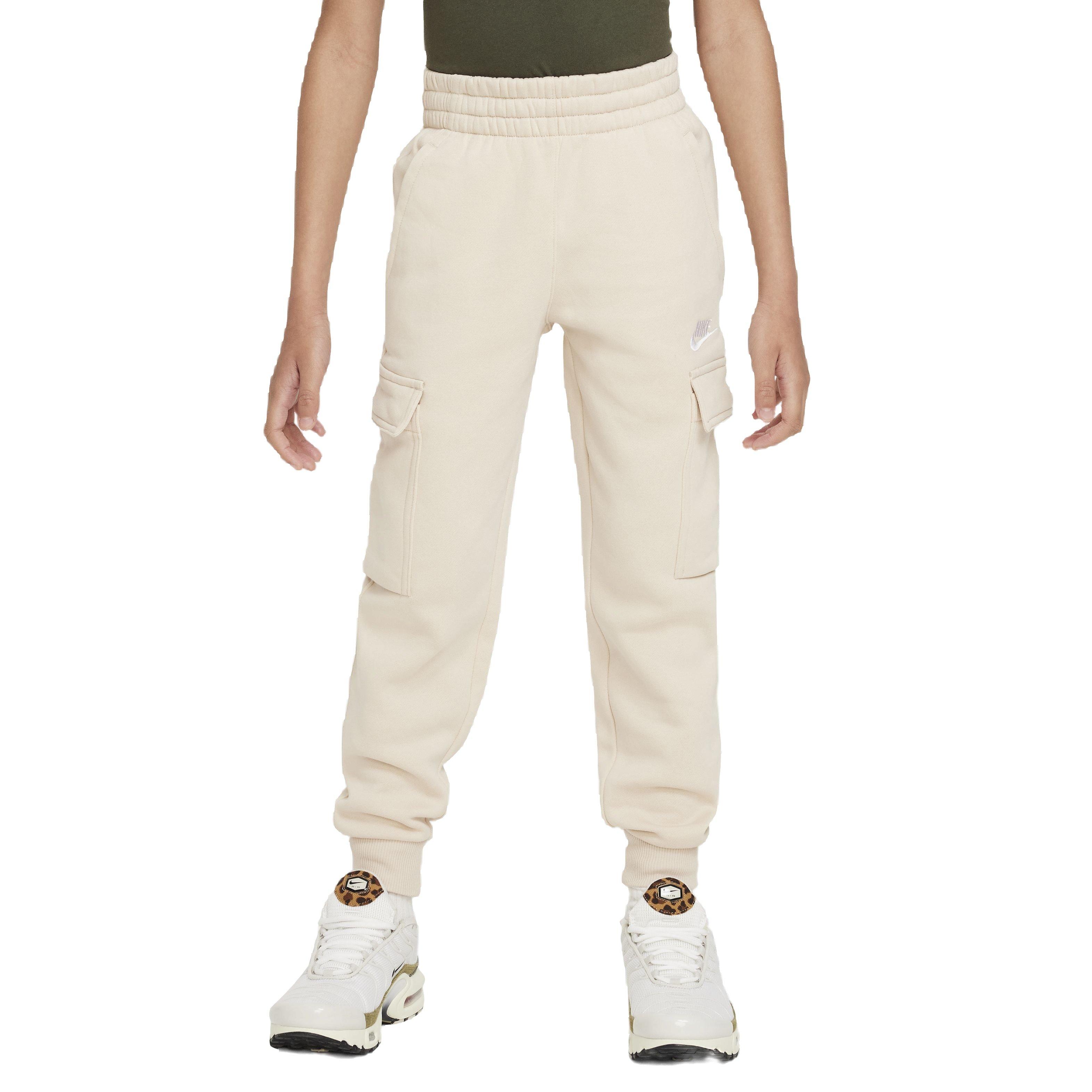 Nike Big Kids' Sportswear Club Fleece LBR Cargo Pants - Brown - BROWN Thumbnail View 1