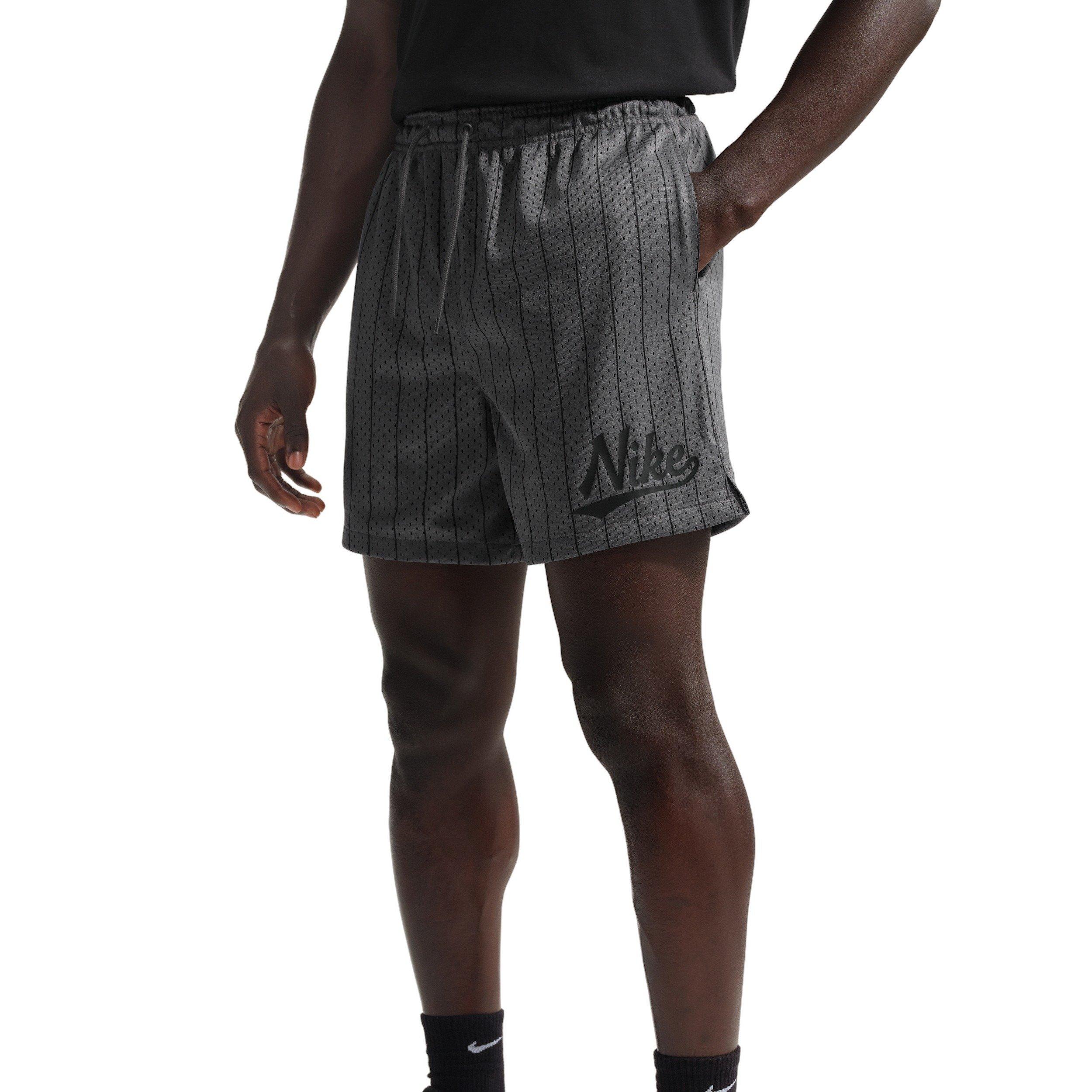 Nike Men's Sportswear Club Striped Flow Shorts - GREY Thumbnail View 1
