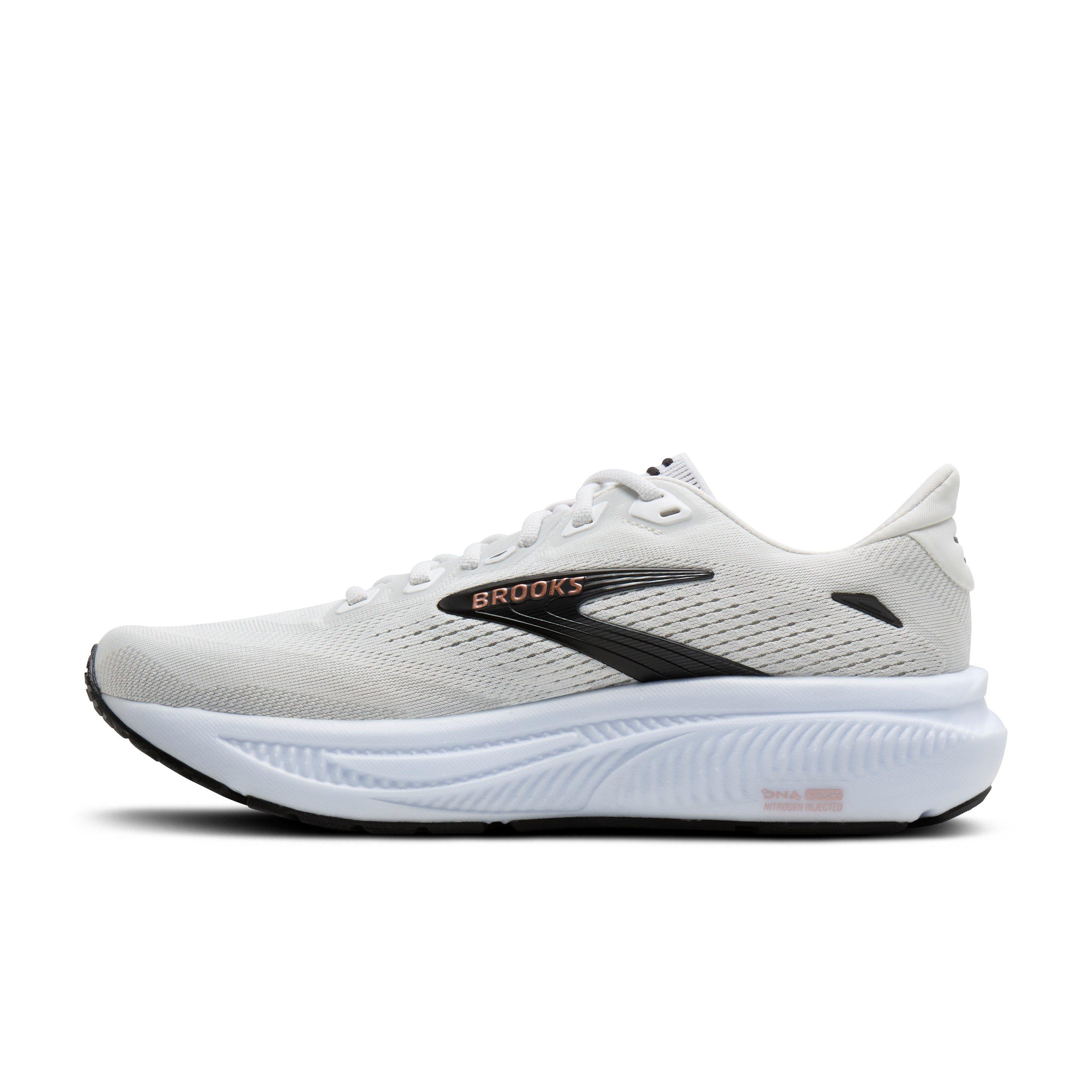 Brooks Ghost 18 "White/Black/Rose Gold" Women's Running Shoe - WHITE/BLACK/GOLD