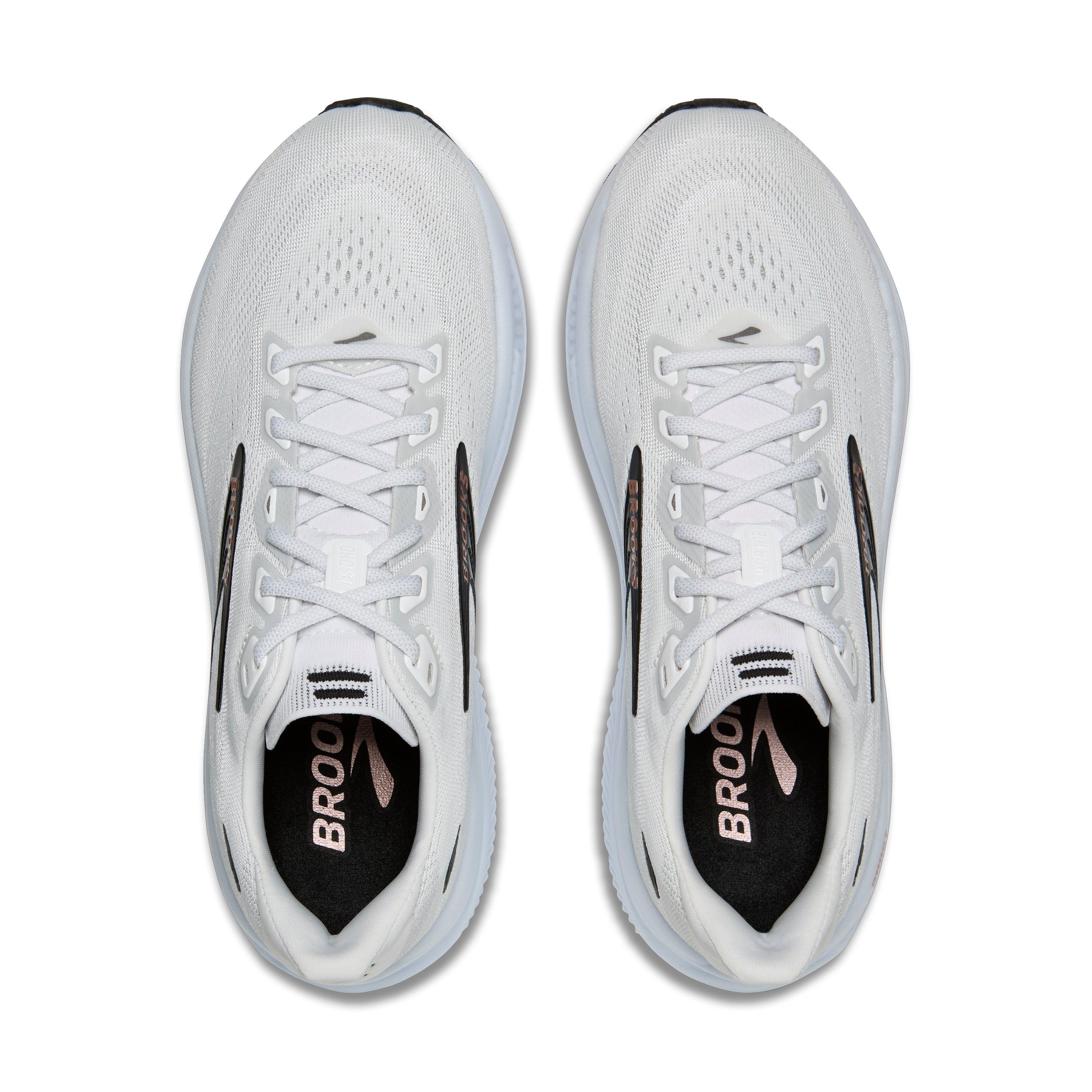 Brooks Ghost 18 "White/Black/Rose Gold" Women's Running Shoe - WHITE/BLACK/GOLD