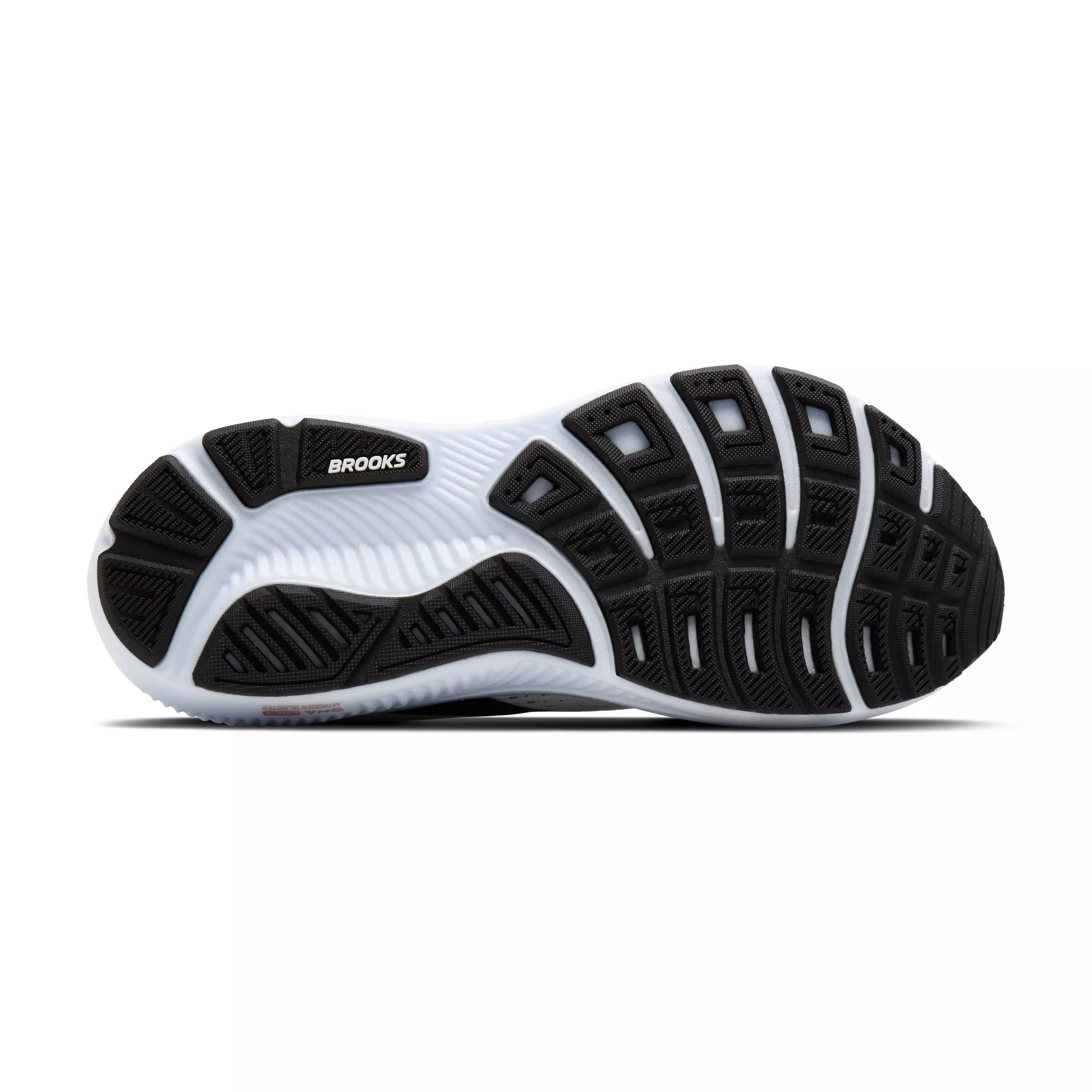 Brooks Ghost 18 "White/Black/Rose Gold" Women's Running Shoe - WHITE/BLACK/GOLD