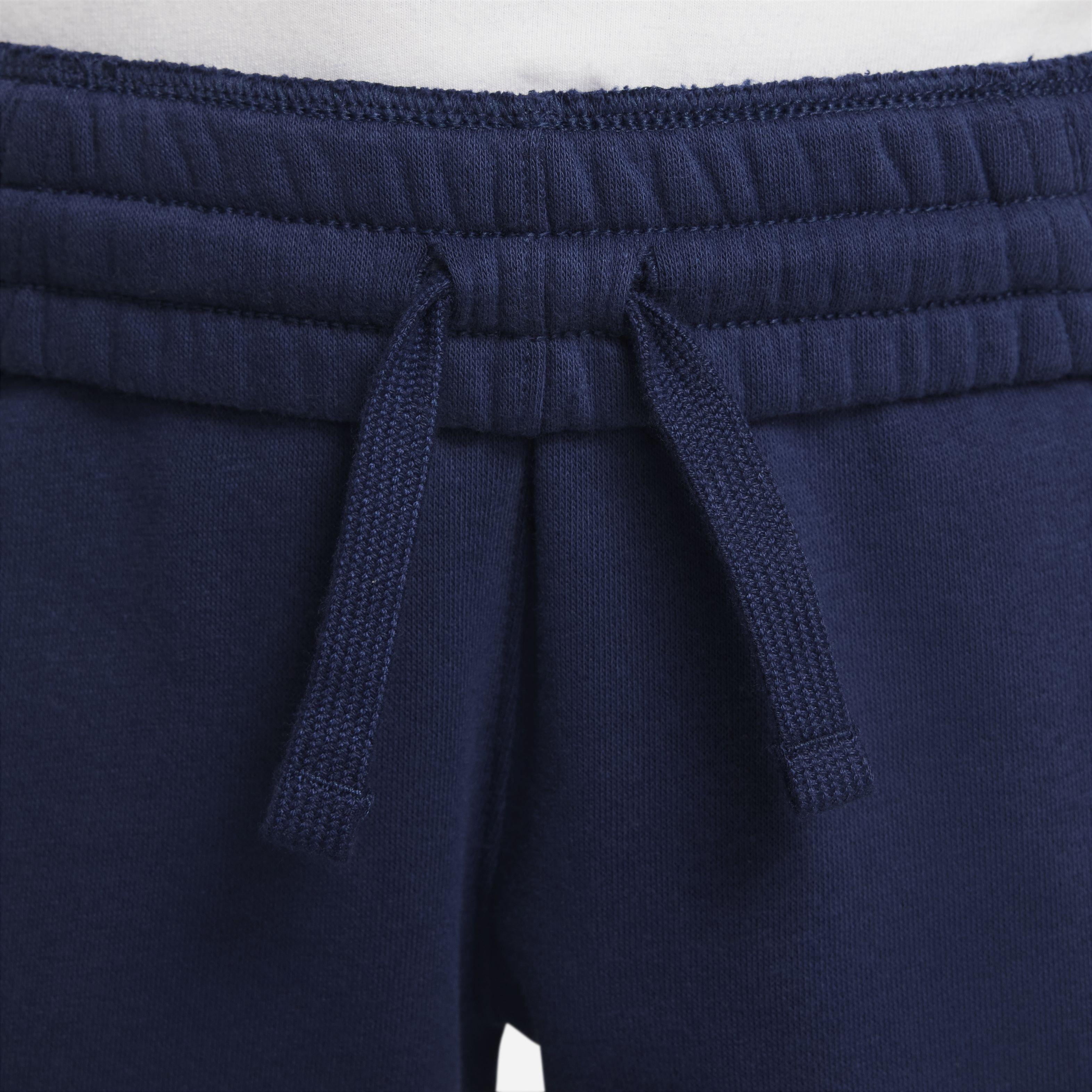 Nike Big Kids' Sportswear Club Fleece LBR Cargo Pants - Navy - NAVY Thumbnail View 4