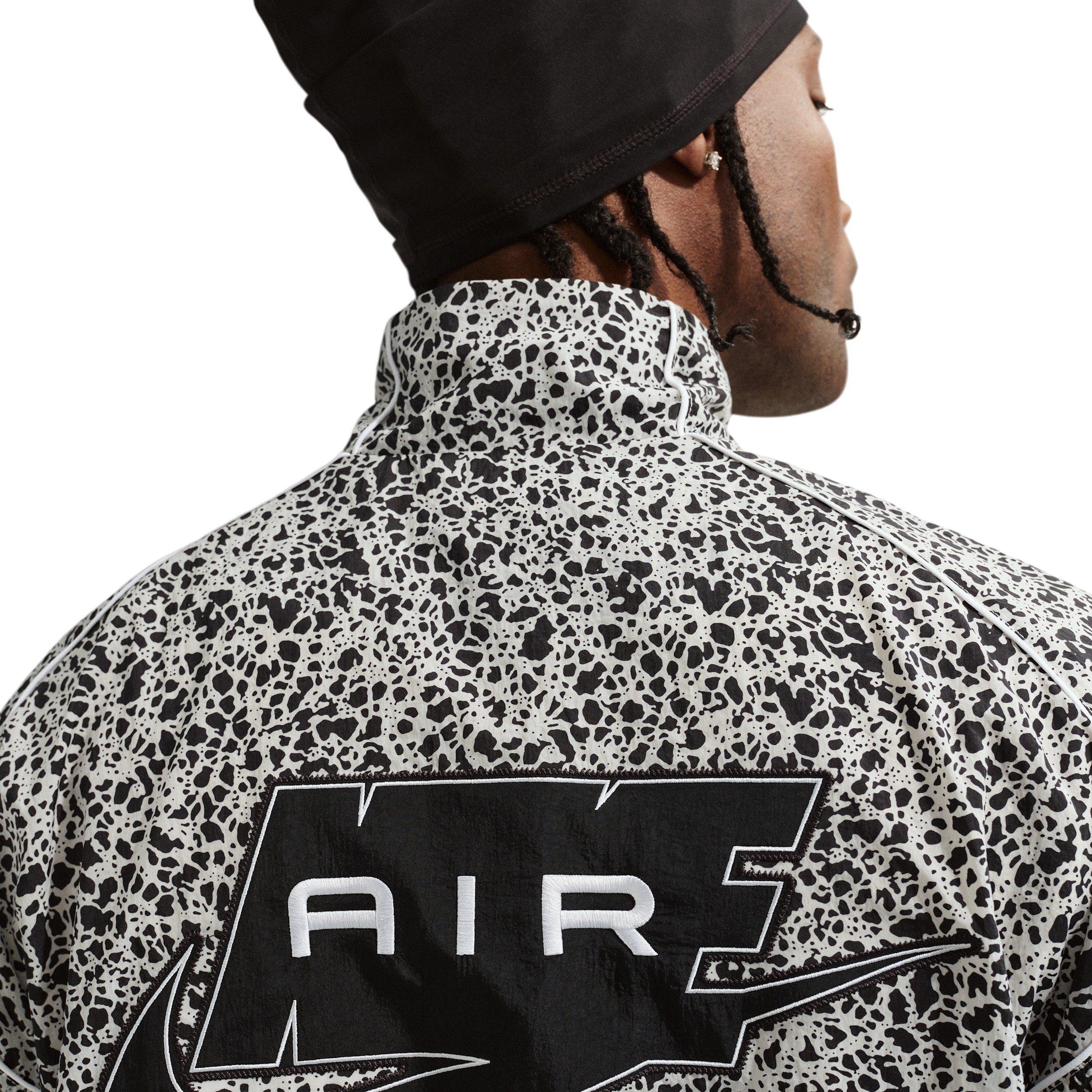 Nike Air Men's Woven AOP Jacket - LT BONE/BLACK Thumbnail View 2