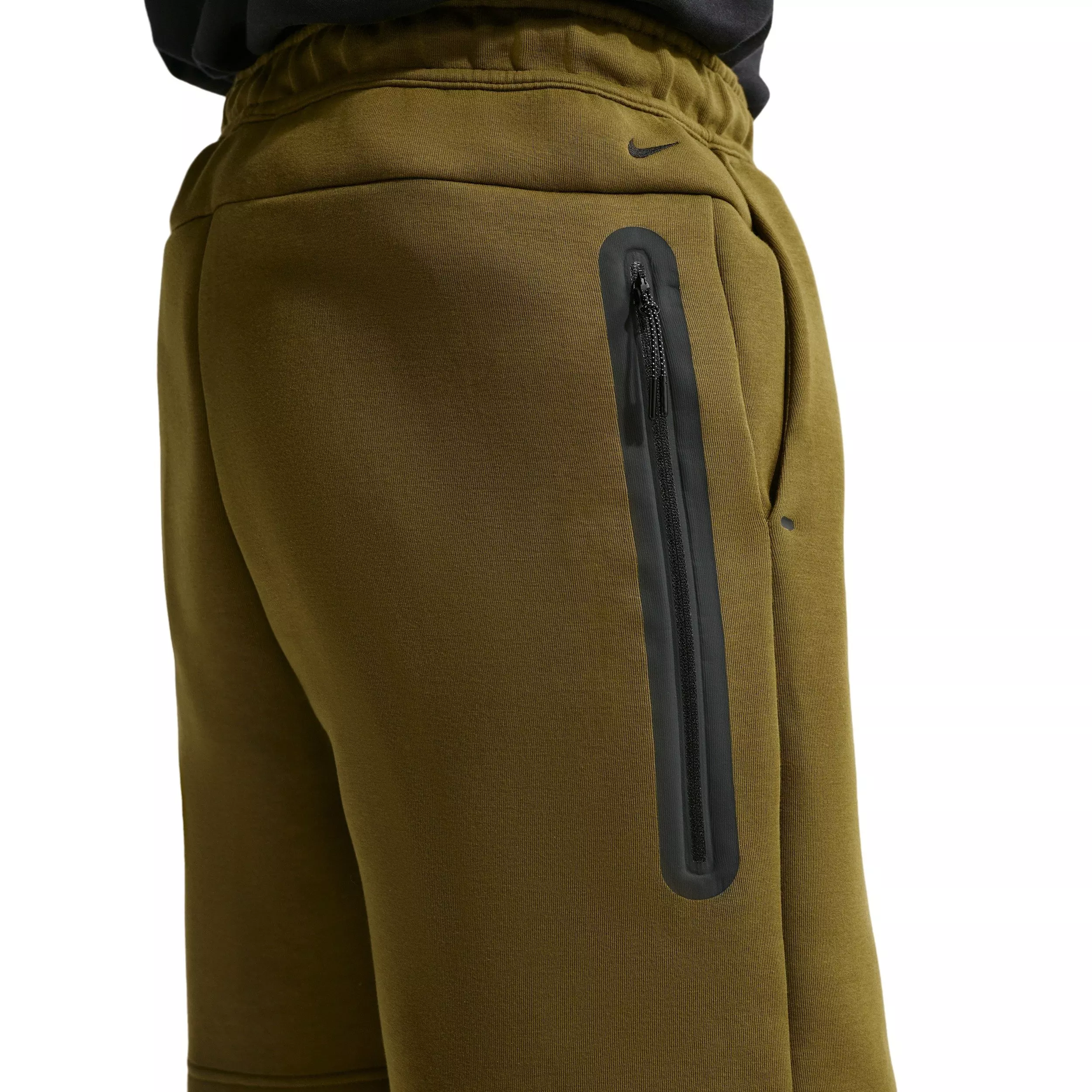 Nike Men's Tech Fleece Shorts - Dark Mustard - OLIVE