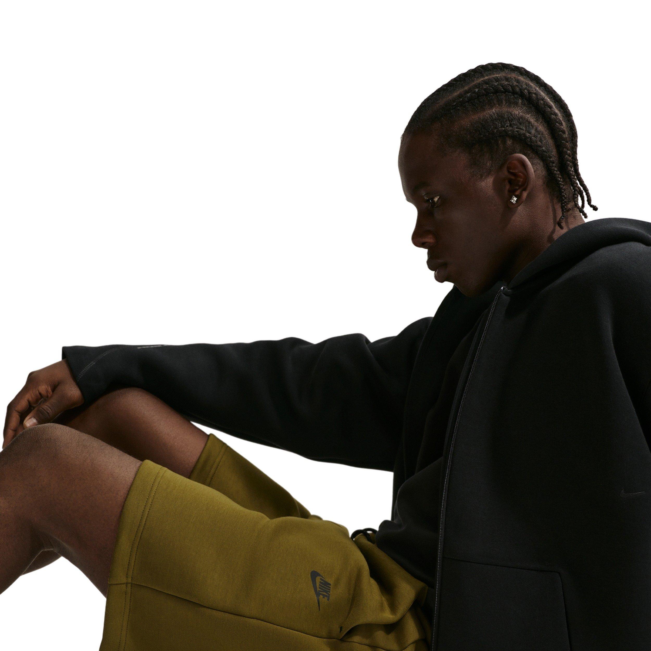 Nike Men's Tech Fleece Shorts - Dark Mustard - OLIVE Thumbnail View 3
