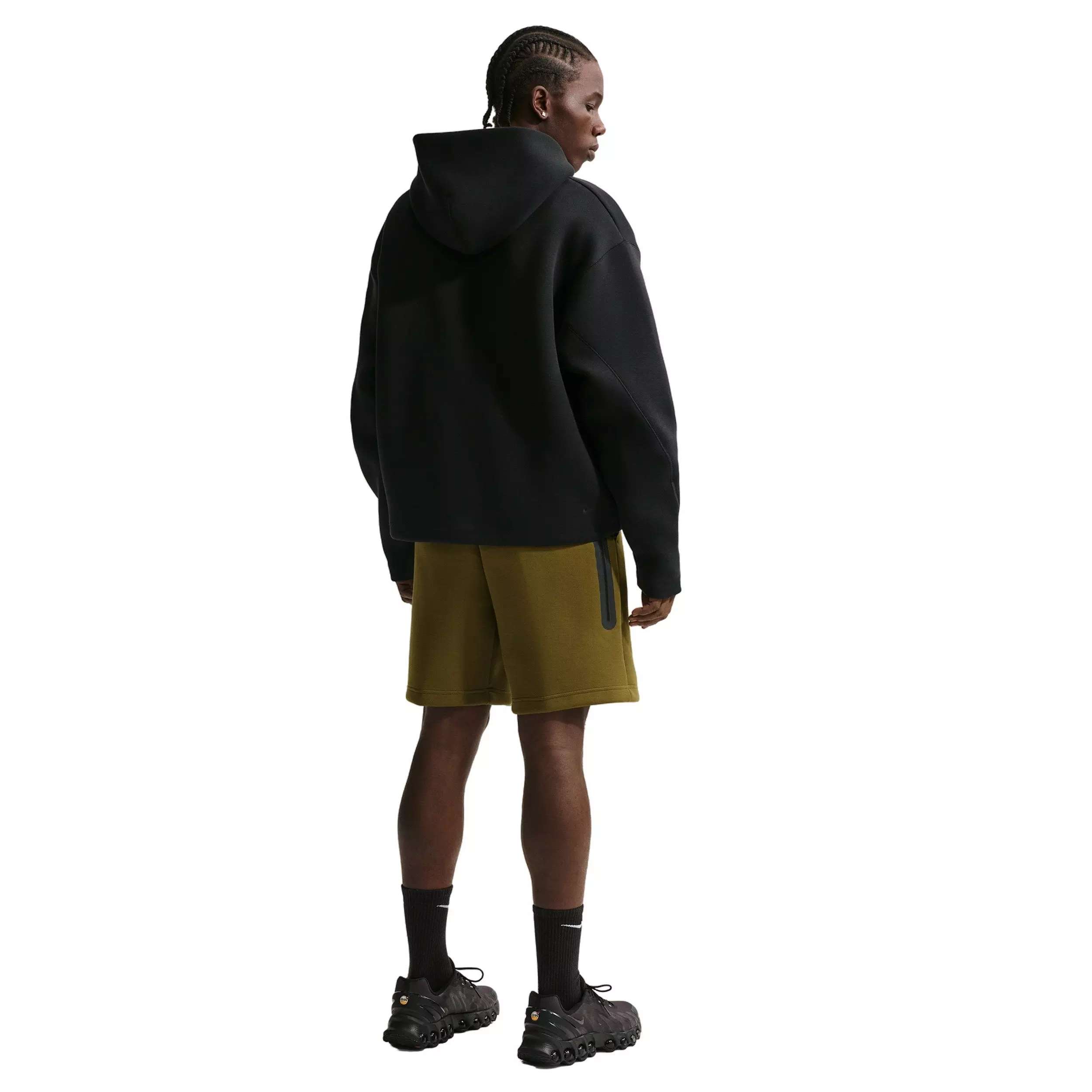 Nike Men's Tech Fleece Shorts - Dark Mustard - OLIVE