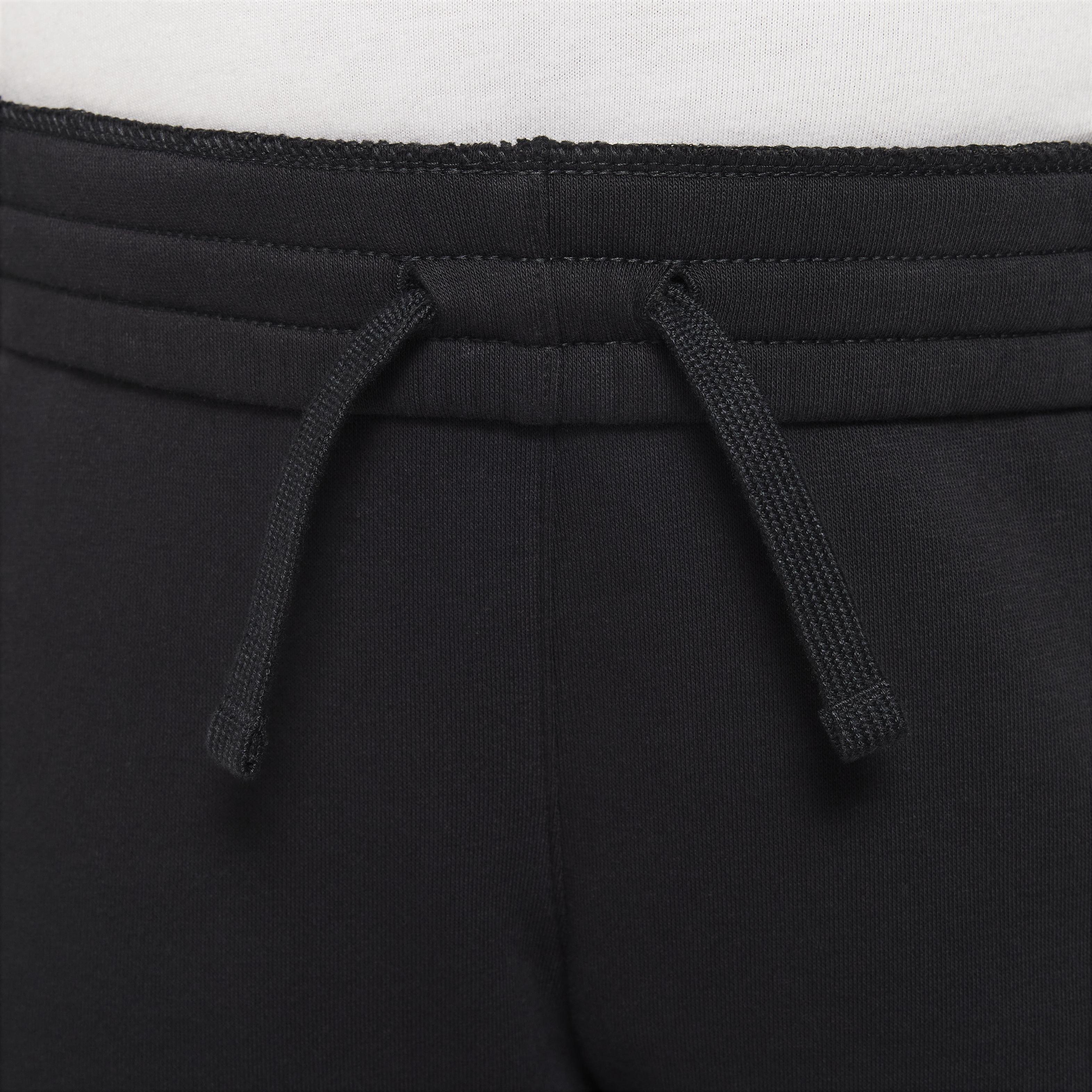 Nike Big Kids' Sportswear Club LBR Fleece Cargo Pants - Black - BLACK Thumbnail View 4