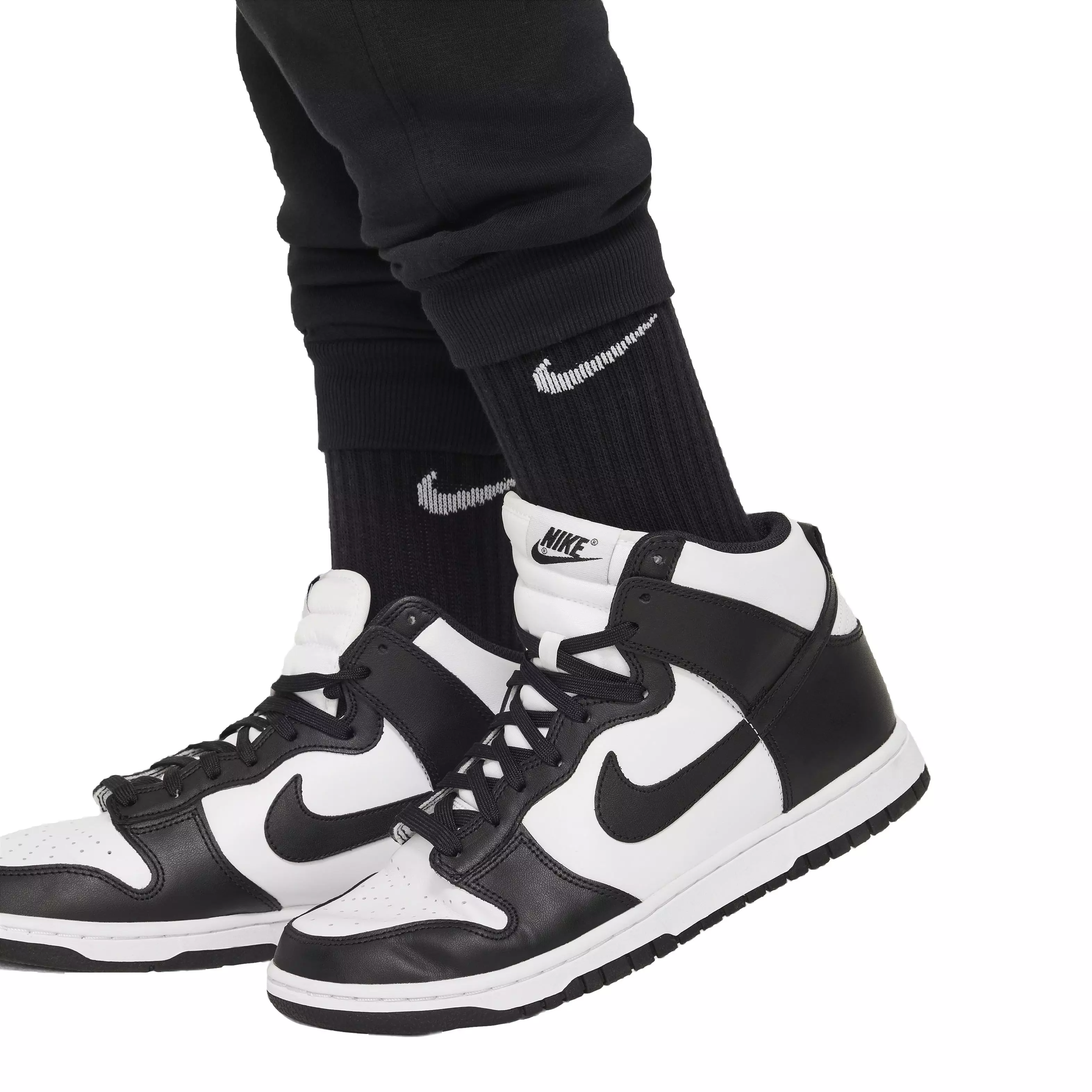 Nike Big Kids' Sportswear Club LBR Fleece Cargo Pants - Black - BLACK