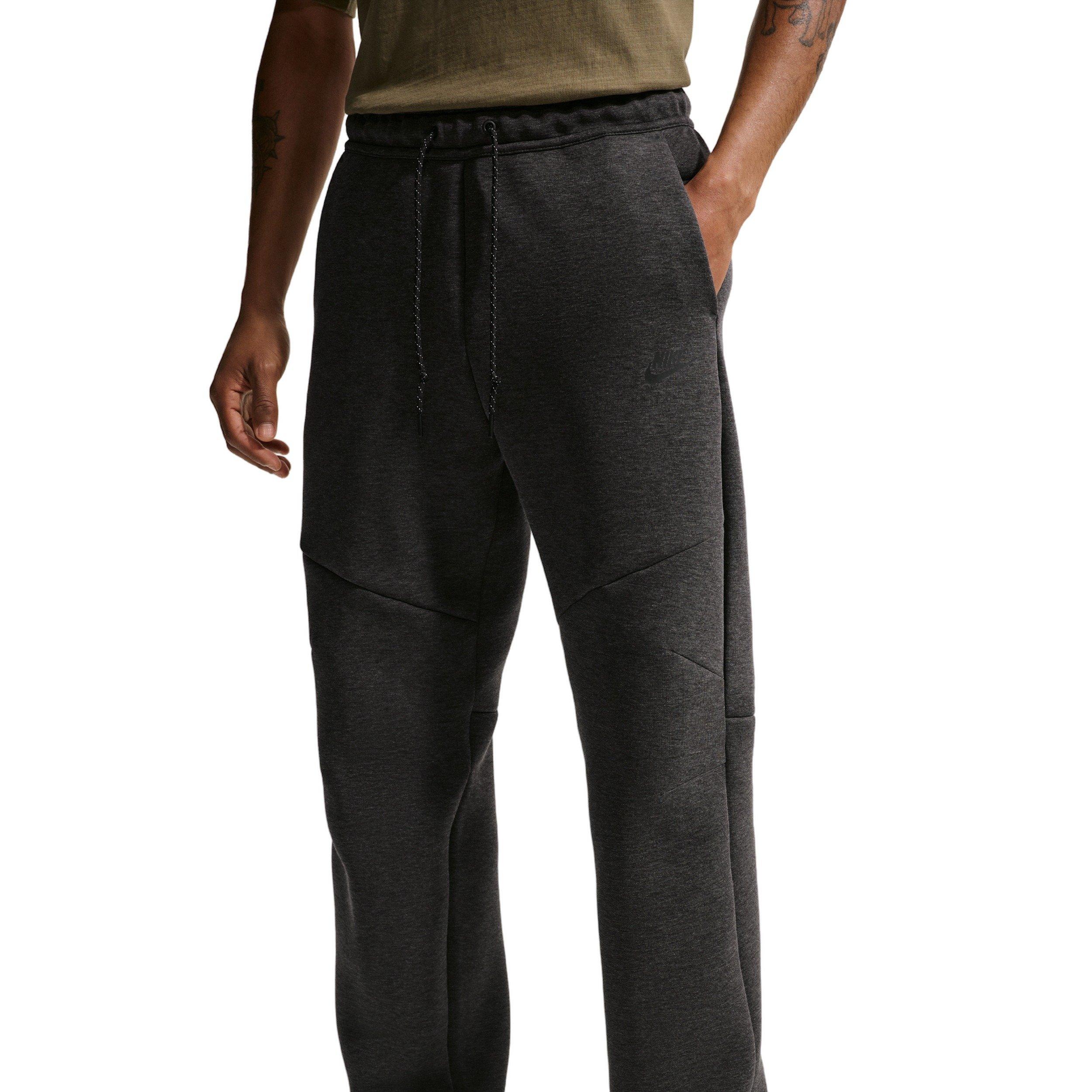Nike Men's Tech Fleece Open-Hem Pants - BLACK Thumbnail View 1